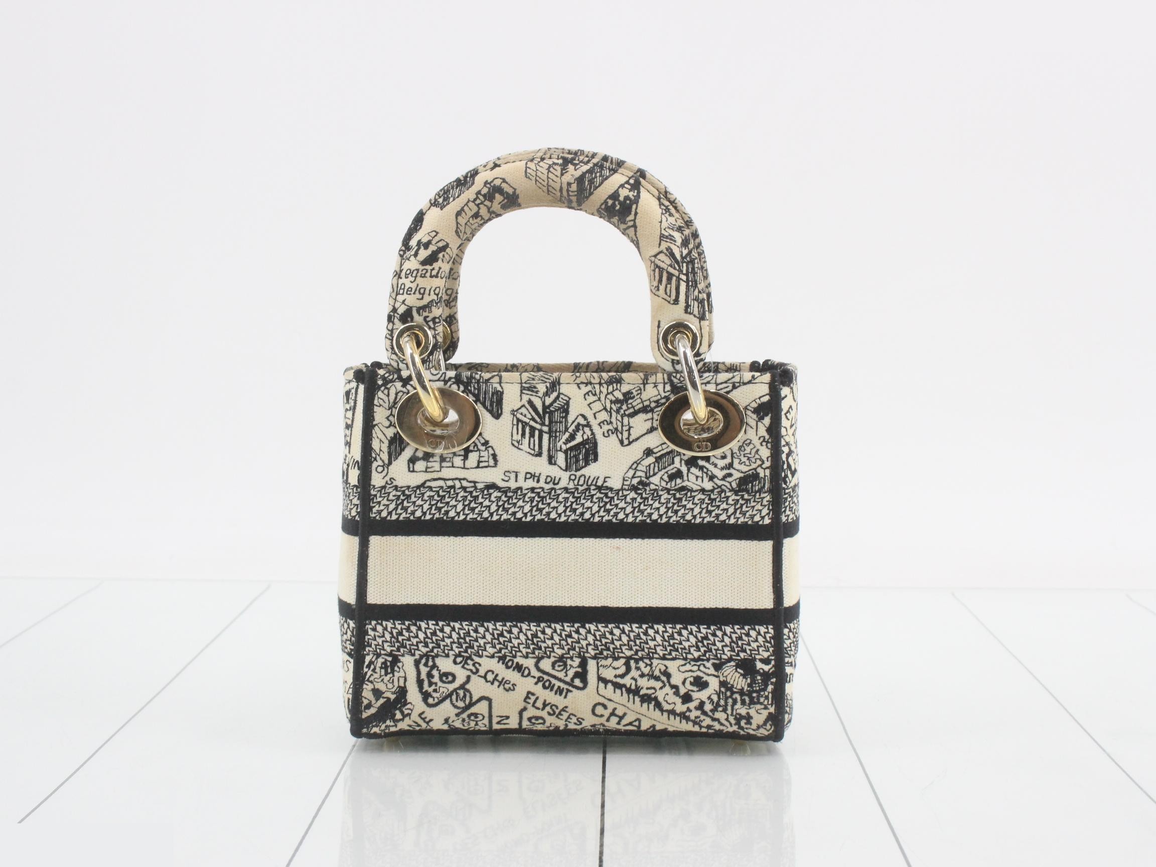 Lady Dior Canvas 2-Way Handbag — view 2