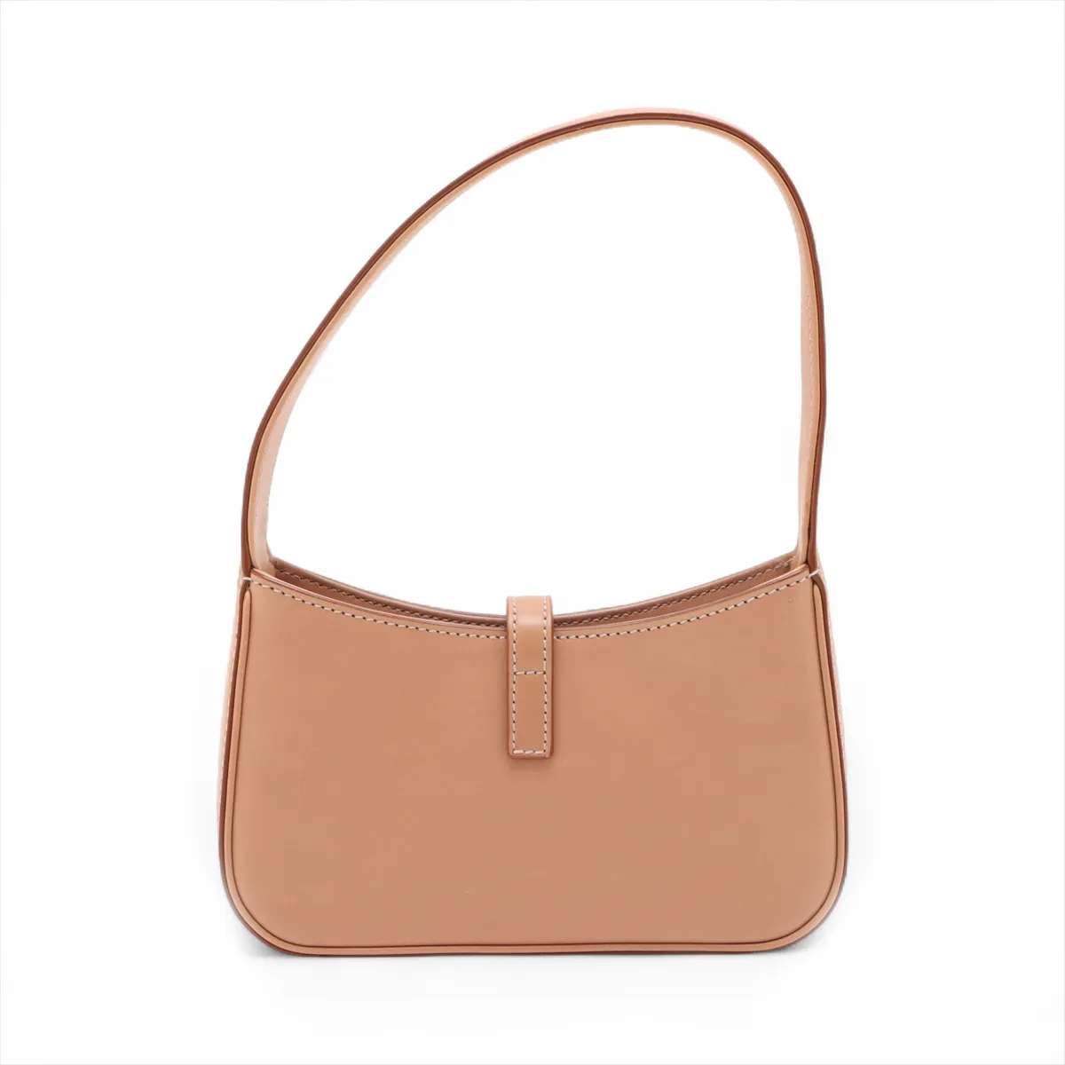 Mini Hobo Leather Shoulder Bag, Brown, 710318 — view 2