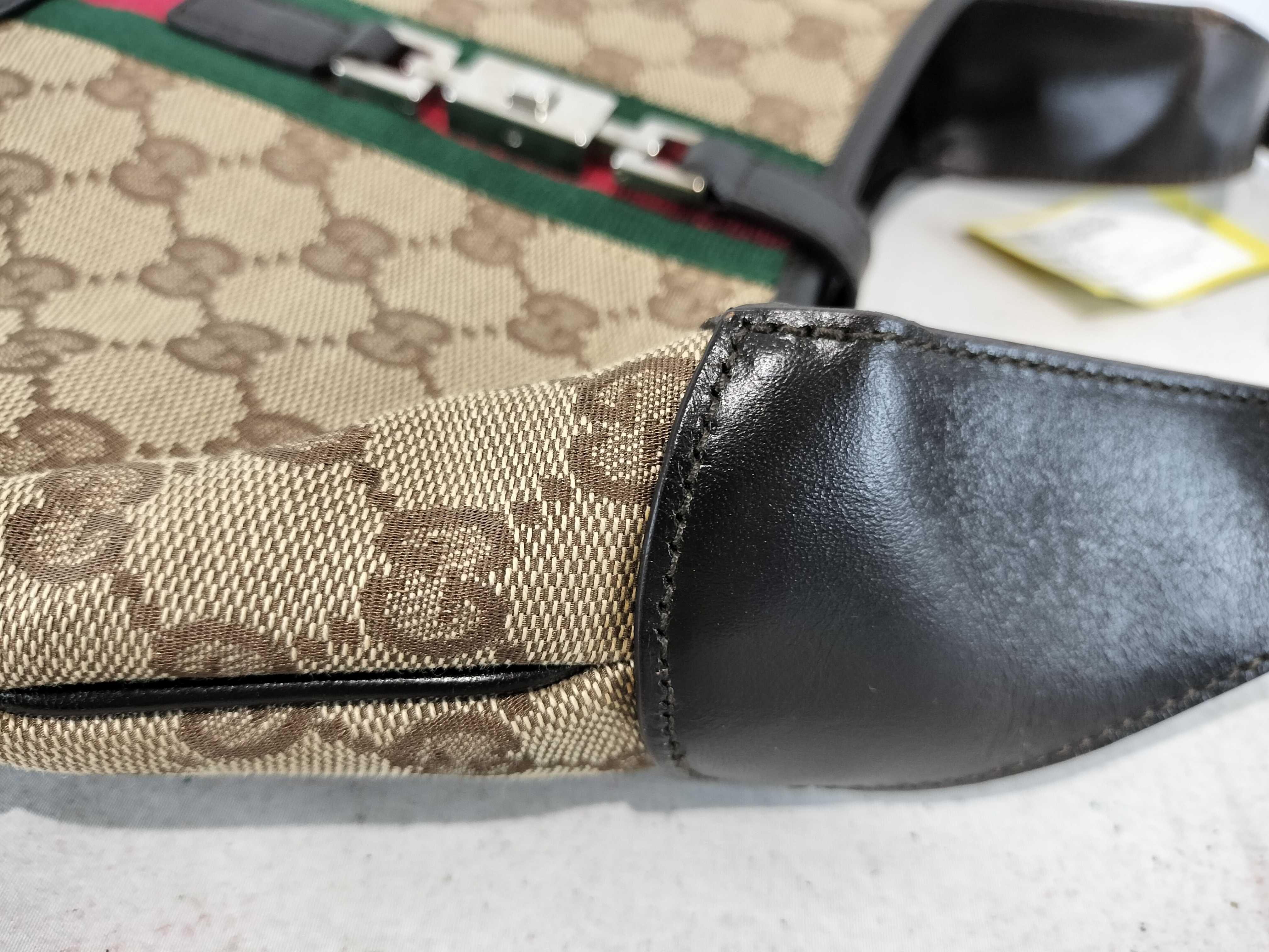 Jackie GG Canvas Jackie Shoulder Bag Handbag — view 6
