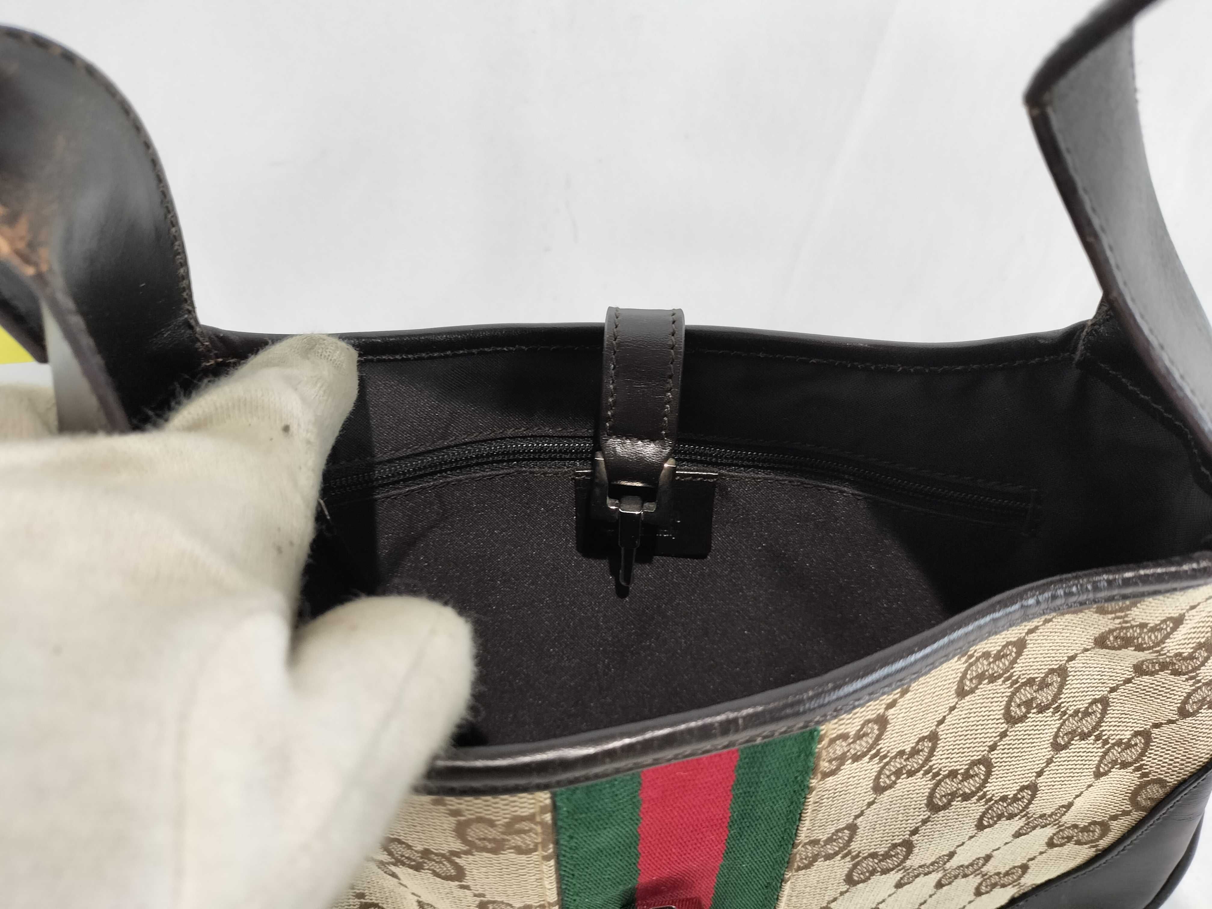 Jackie GG Canvas Jackie Shoulder Bag Handbag — view 9
