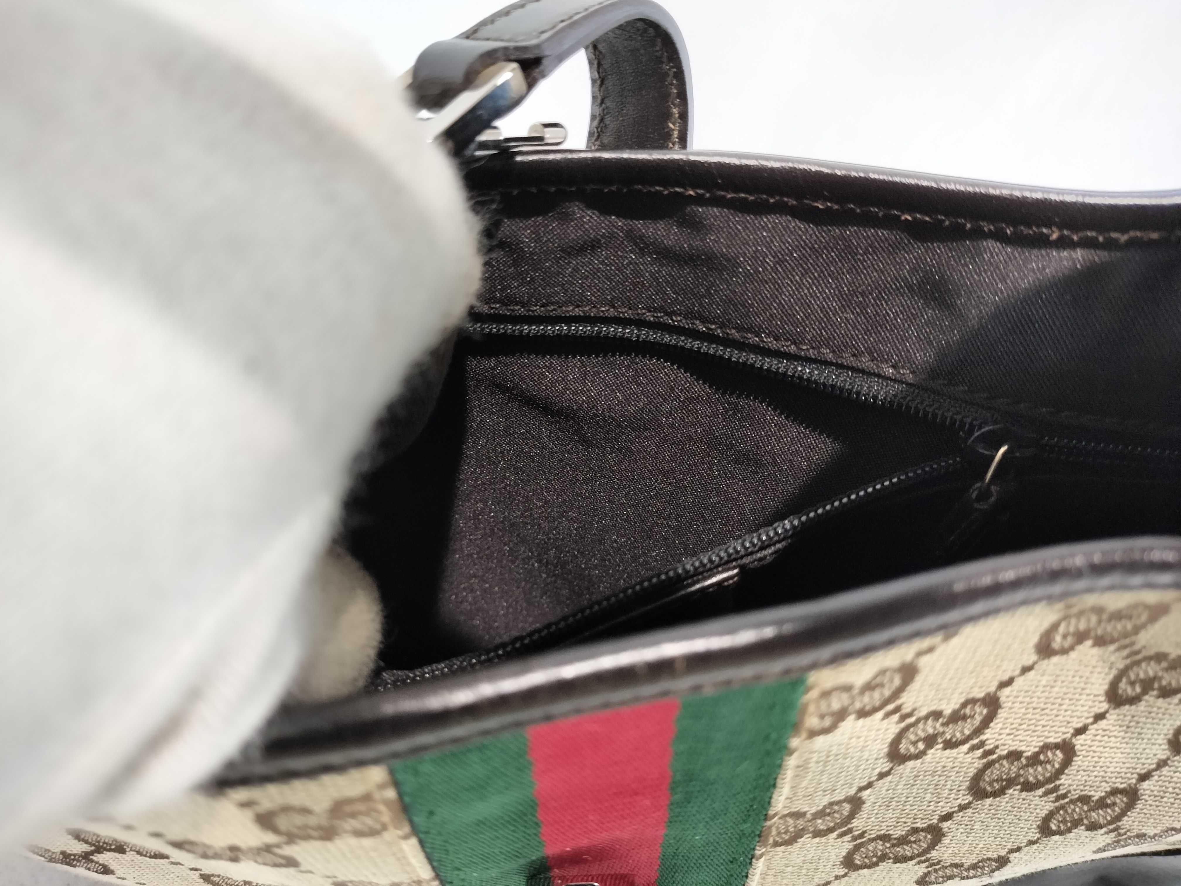 Jackie GG Canvas Jackie Shoulder Bag Handbag — view 10