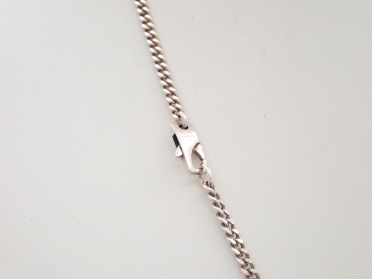 Interlocking necklace, sterling silver (925), 17.6g, chain approximately 54cm. — view 2