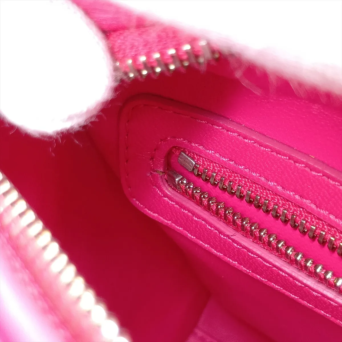 Lady Dior Canvas x Leather x Sequin 2-Way Handbag Pink x Blue — view 12