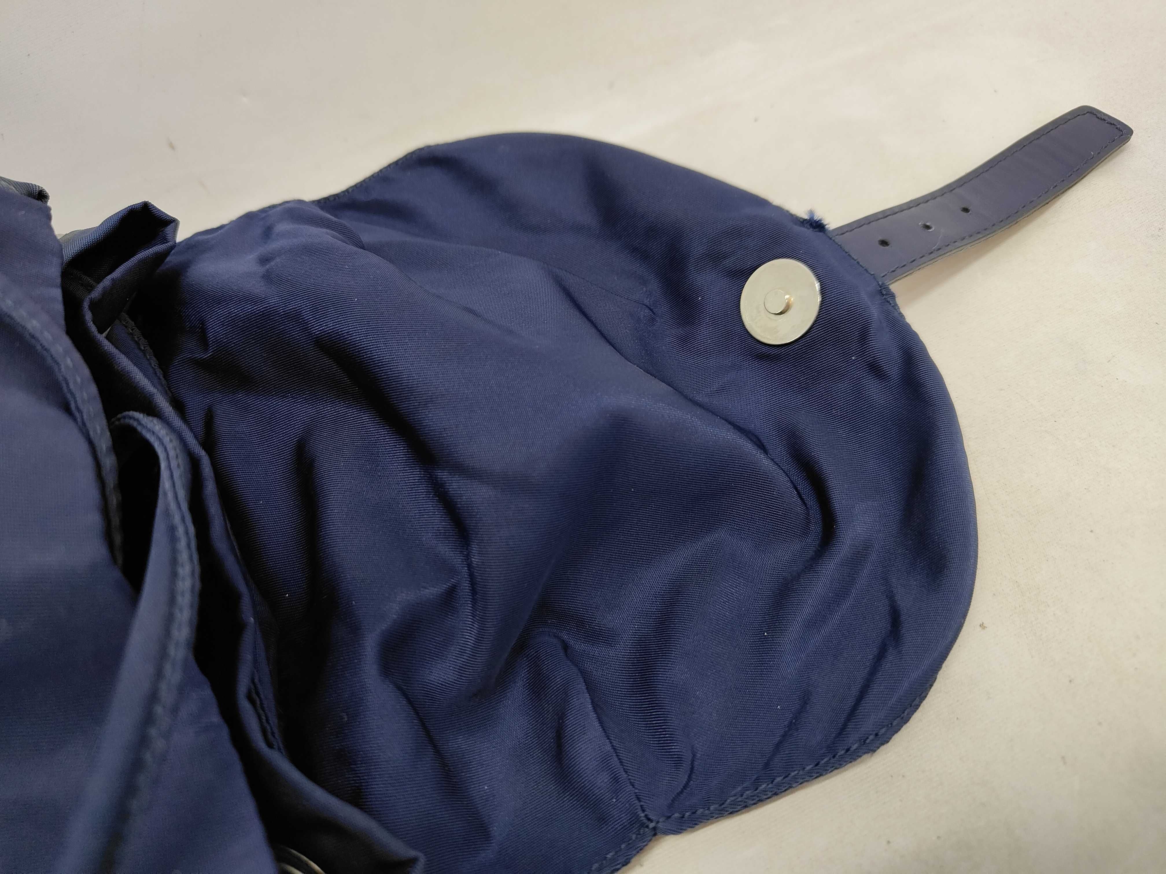 denim blue backpack — view 8