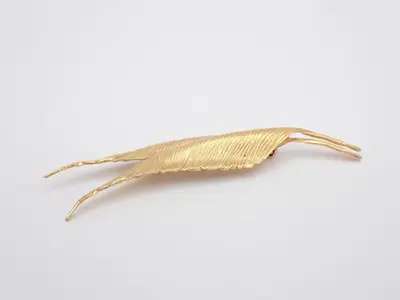 Brooch, GP, Feather