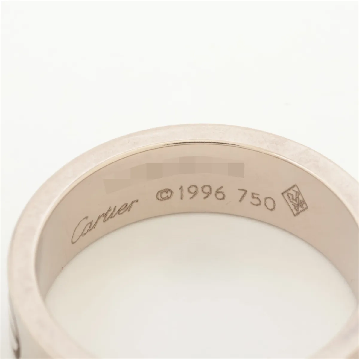 Love Ring 750(WG) 7.1g 52 K01698 Thread — view 3