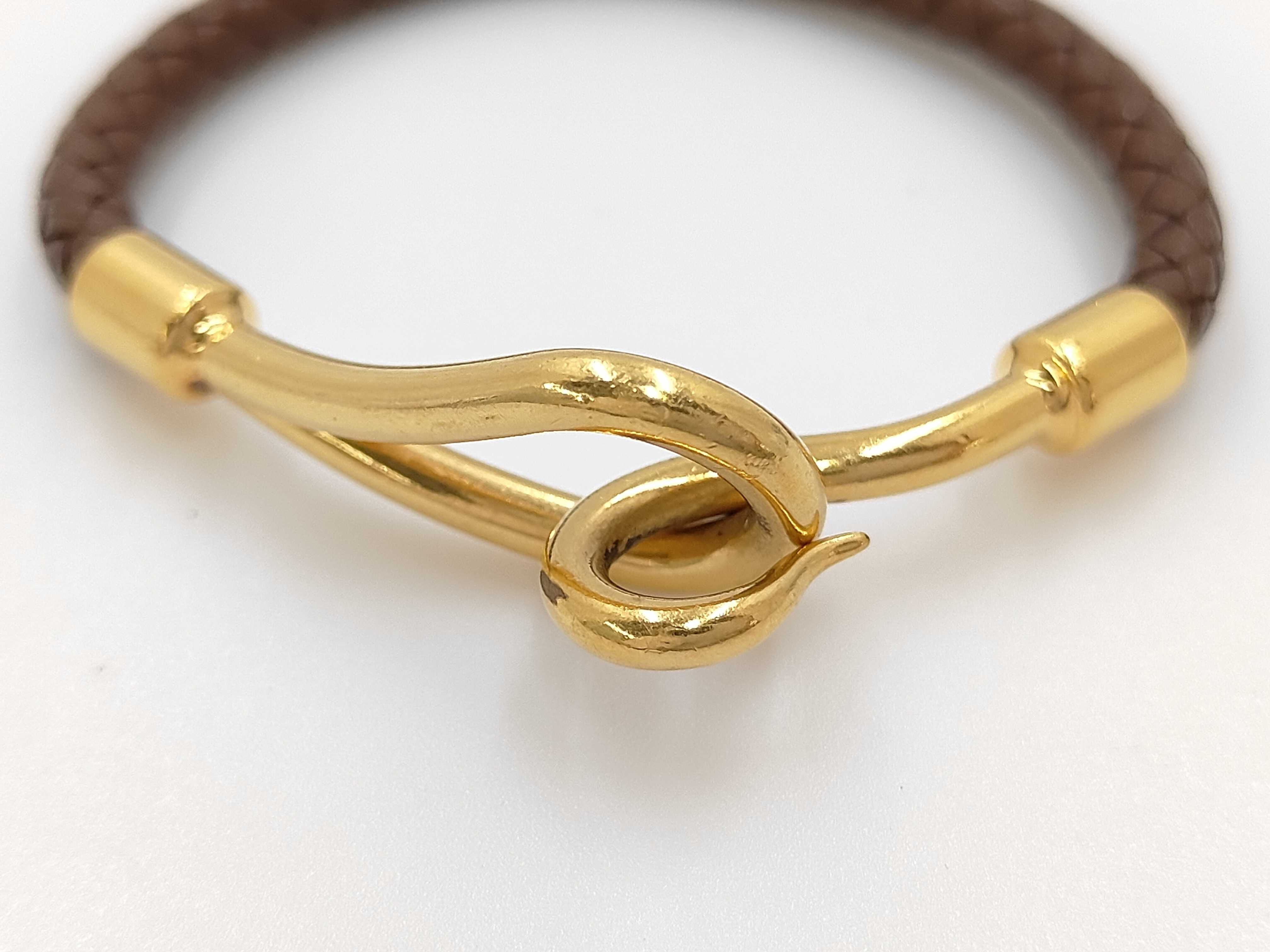 Jumbo Brown x Gold BL Bracelet/Bangle — view 3