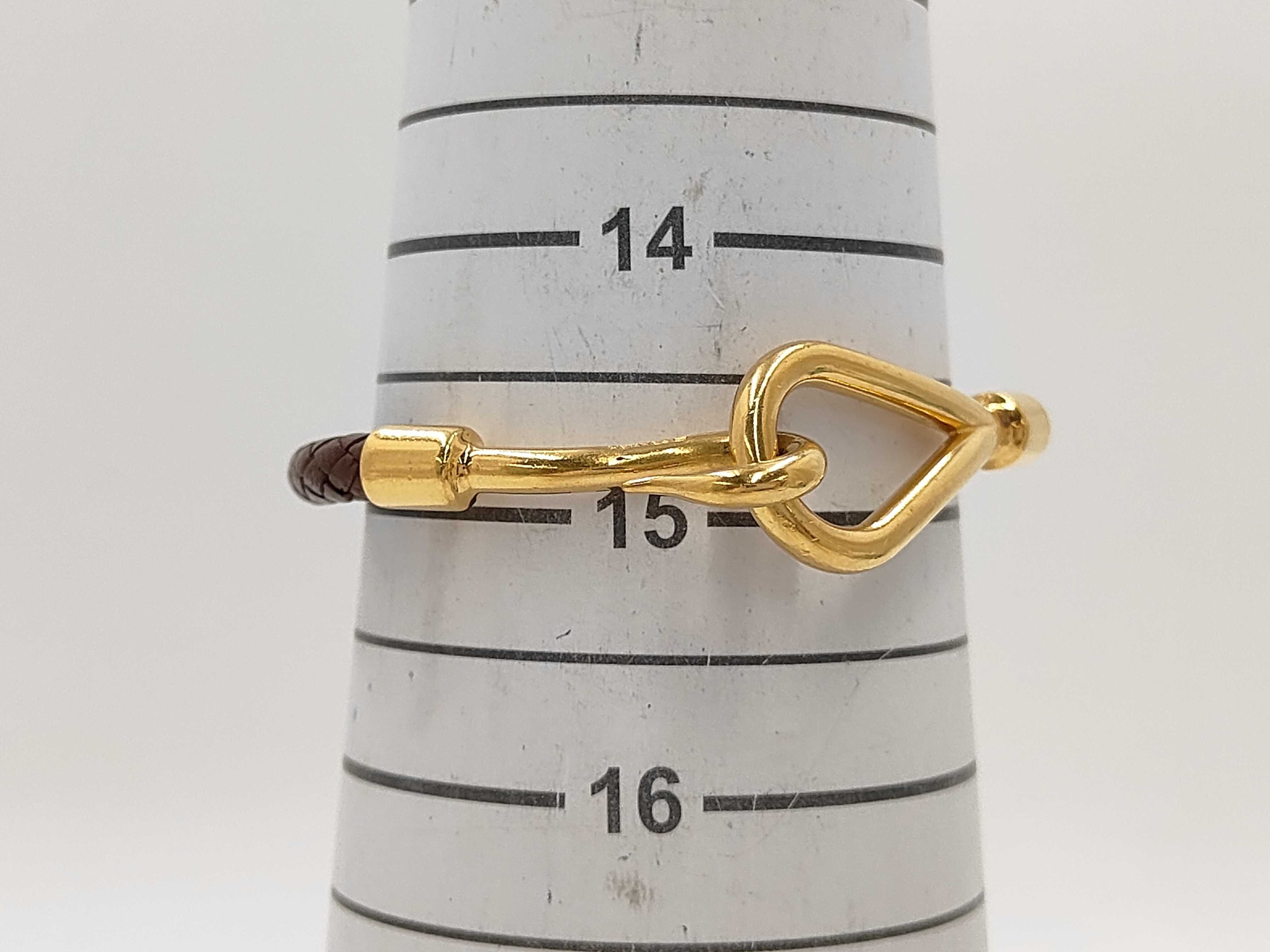 Jumbo Brown x Gold BL Bracelet/Bangle — view 5