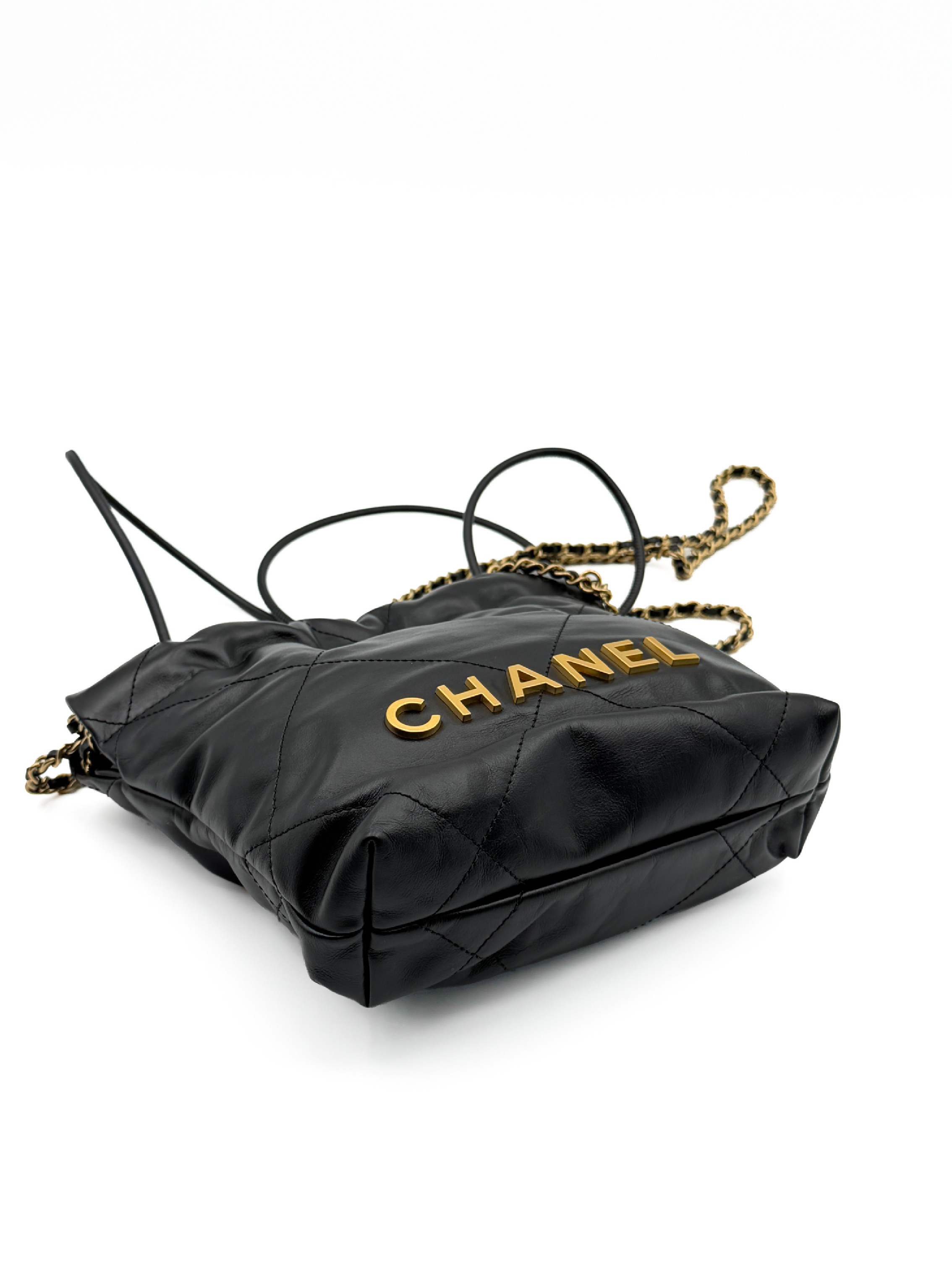 22 Mini Random Black Gold Hardware Shoulder Bag — view 5