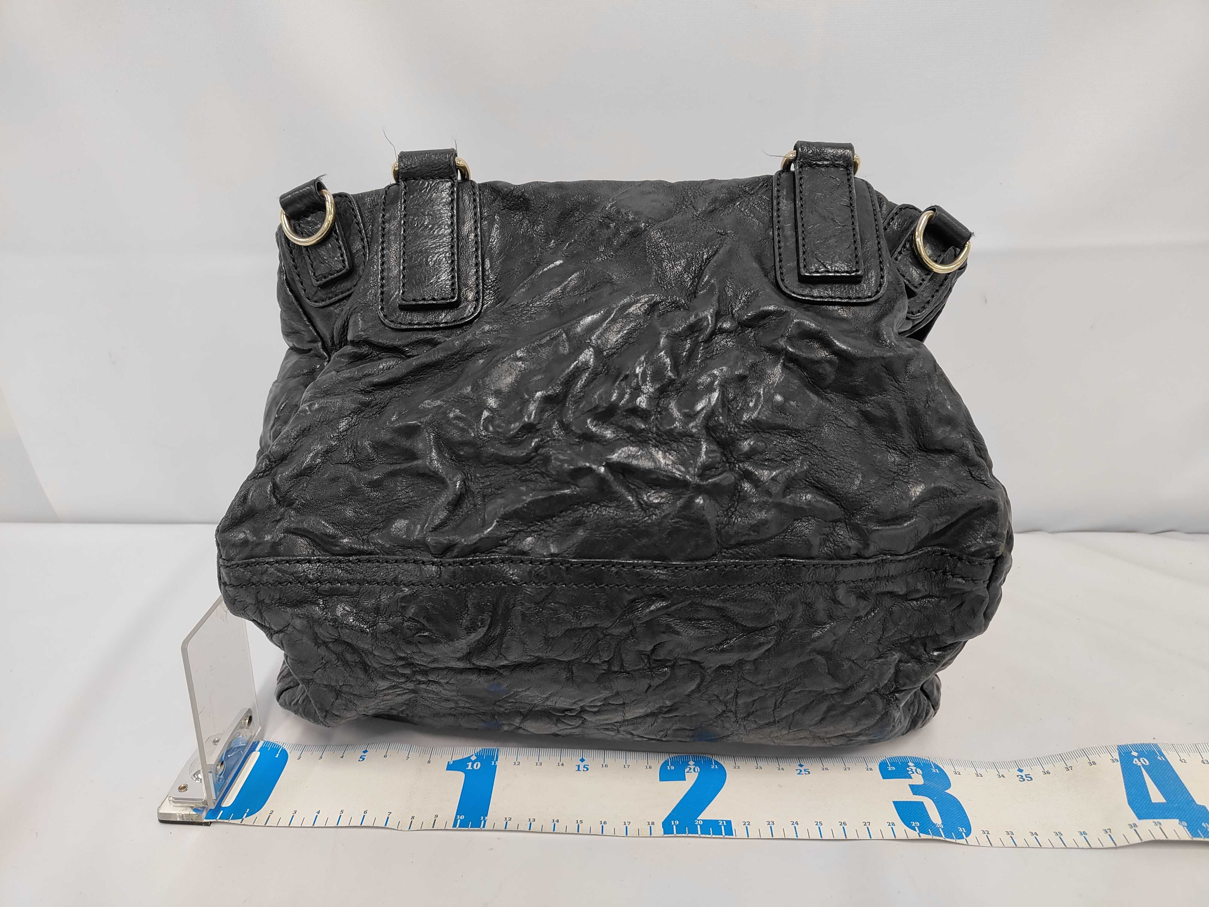 Pandora Black Leather 2-Way Tote Bag — view 2