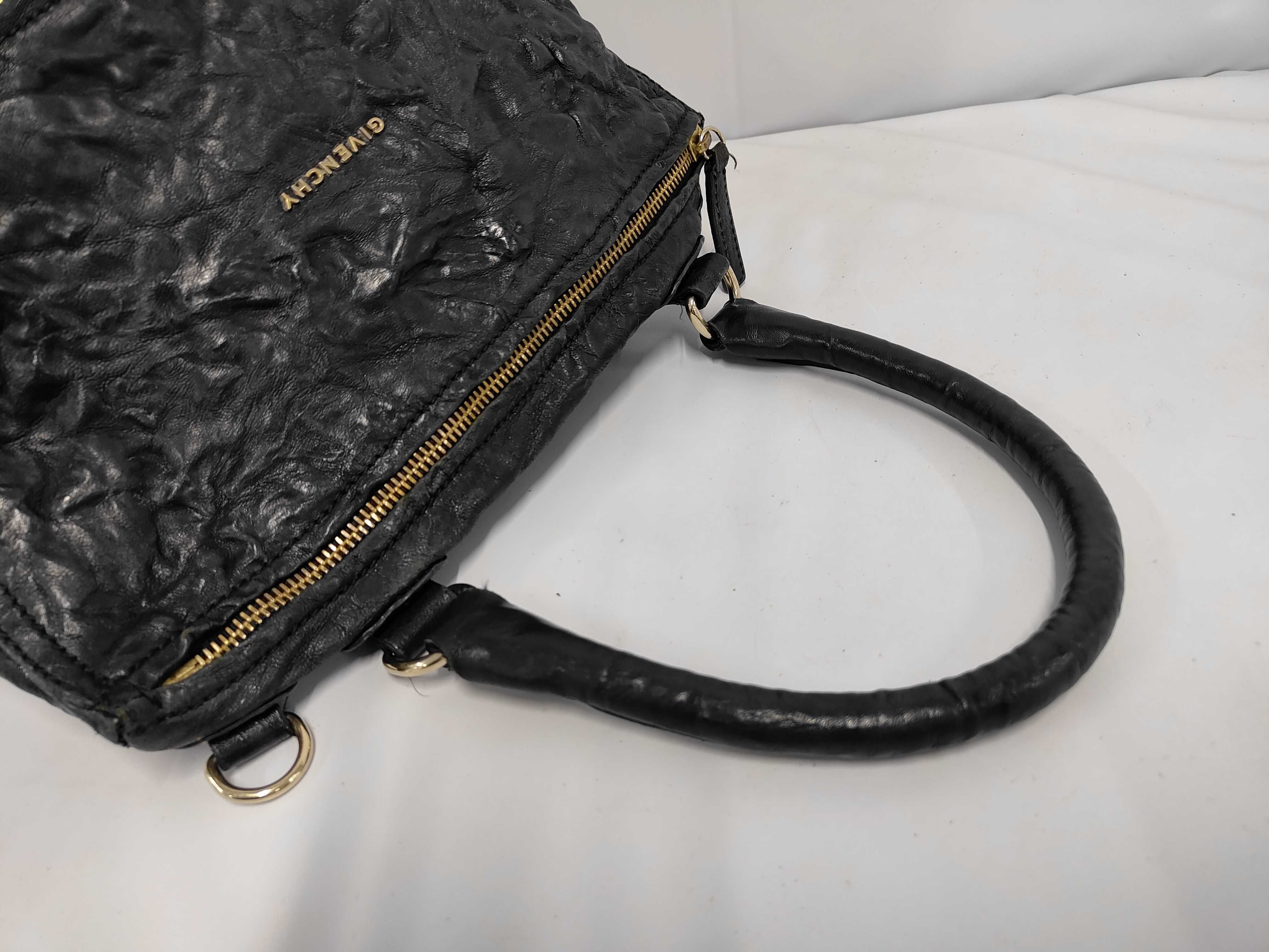 Pandora Black Leather 2-Way Tote Bag — view 5