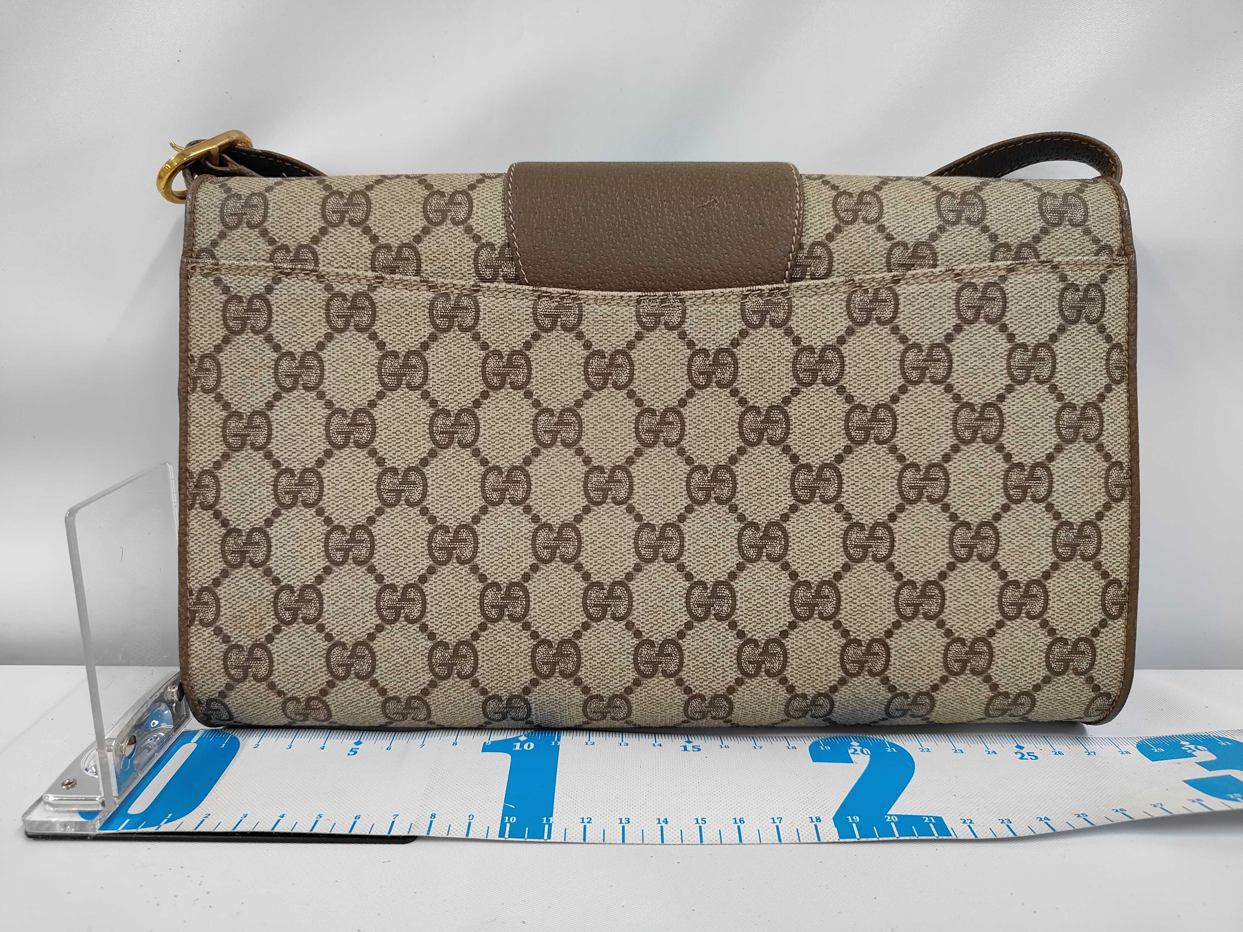 Old Gucci GG Monogram Shoulder Bag — view 2