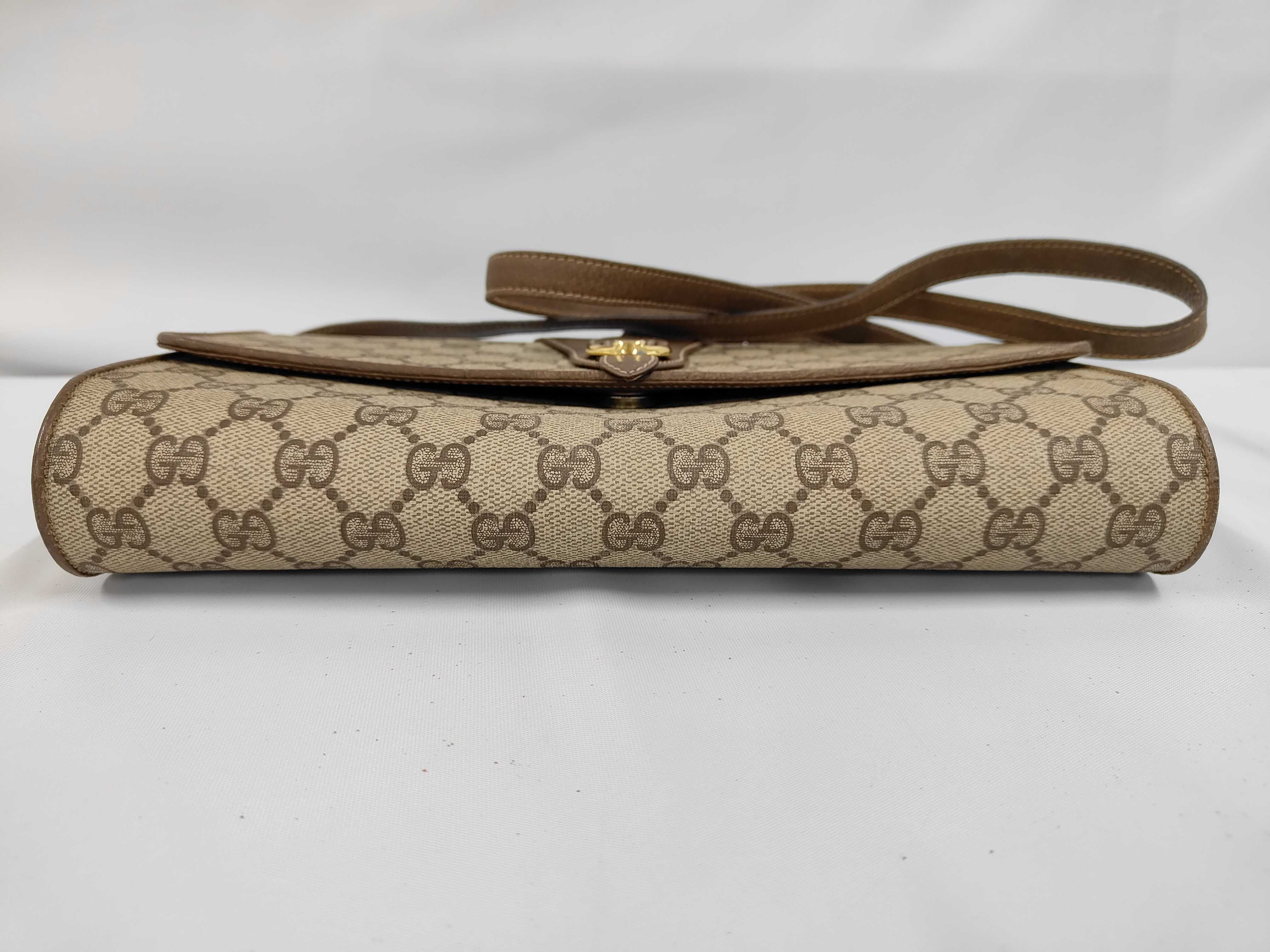 Old Gucci GG Monogram Shoulder Bag — view 3