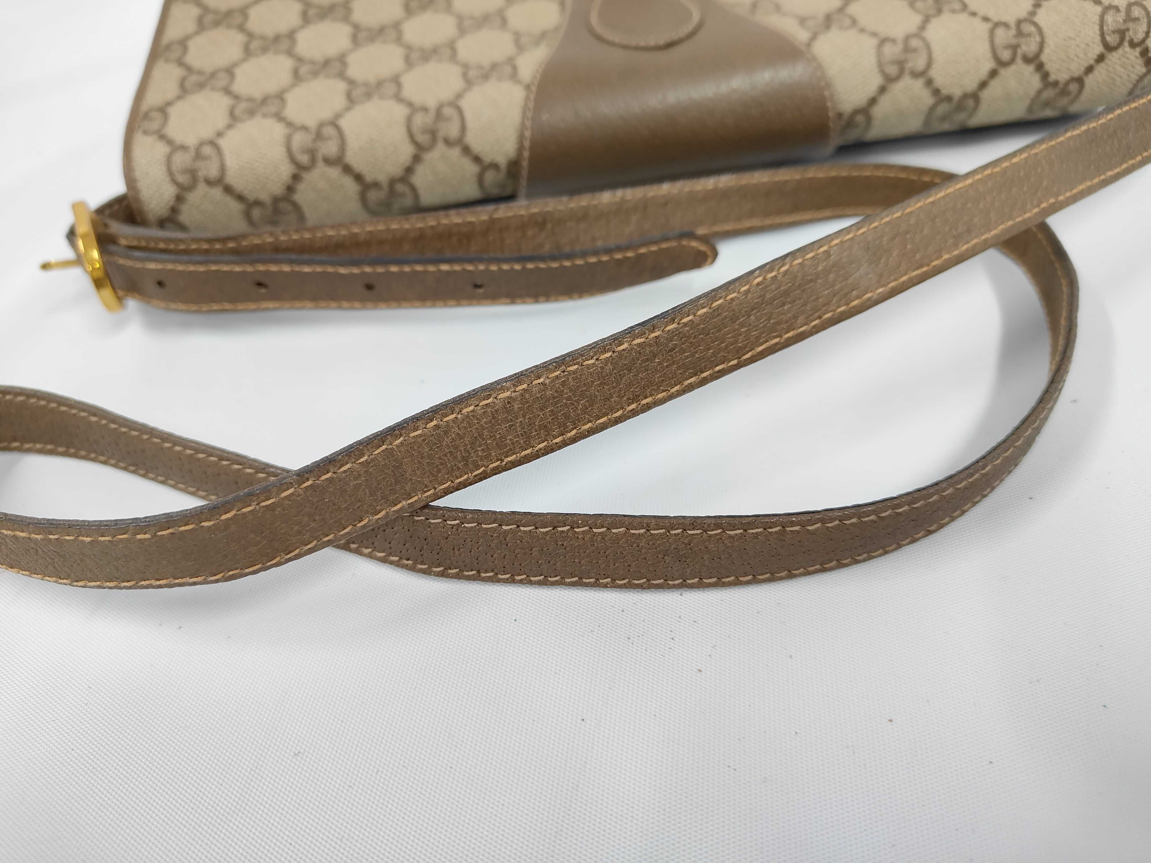 Old Gucci GG Monogram Shoulder Bag — view 5