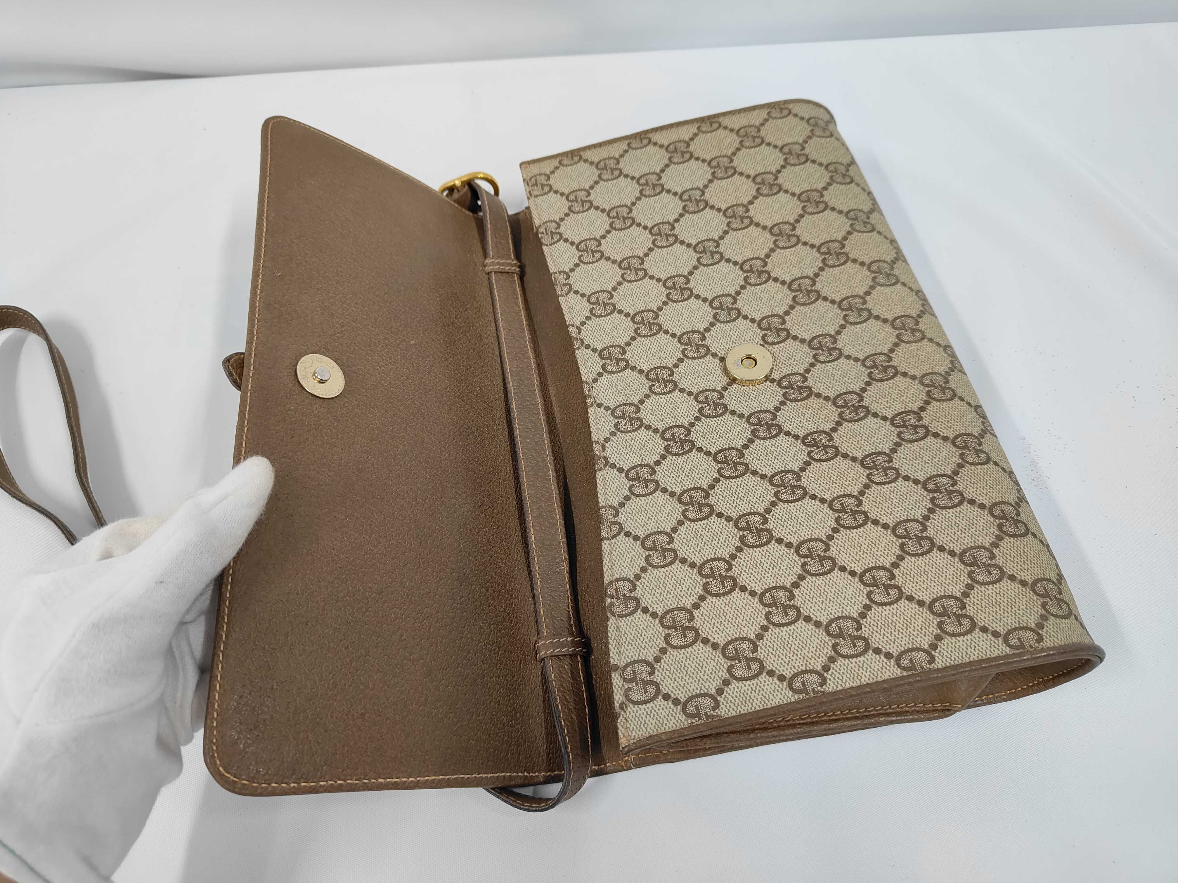 Old Gucci GG Monogram Shoulder Bag — view 7