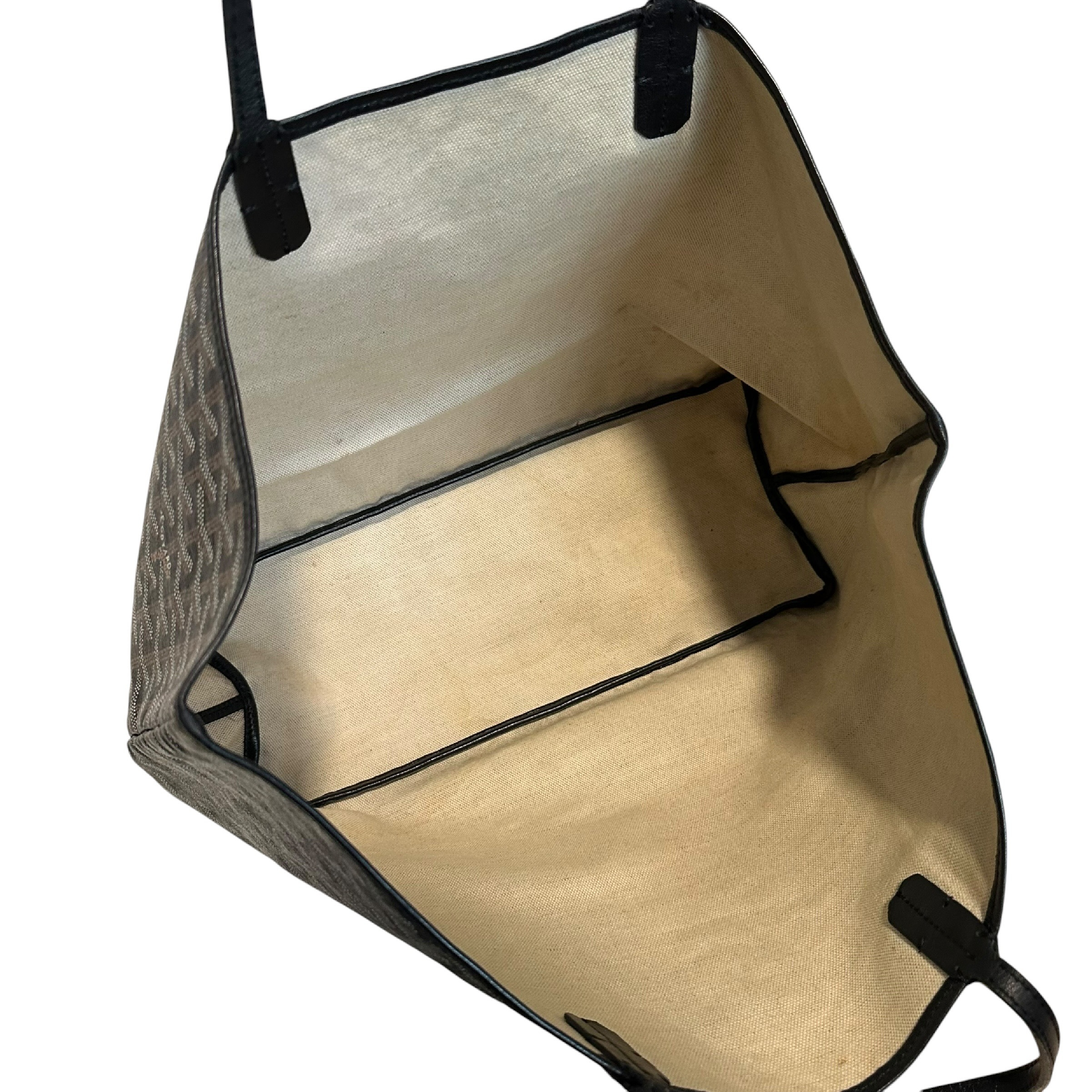 mastermind Saint Louis PM Tote Bag, Herringbone Print, Marquage, Black Tote Bag — view 13
