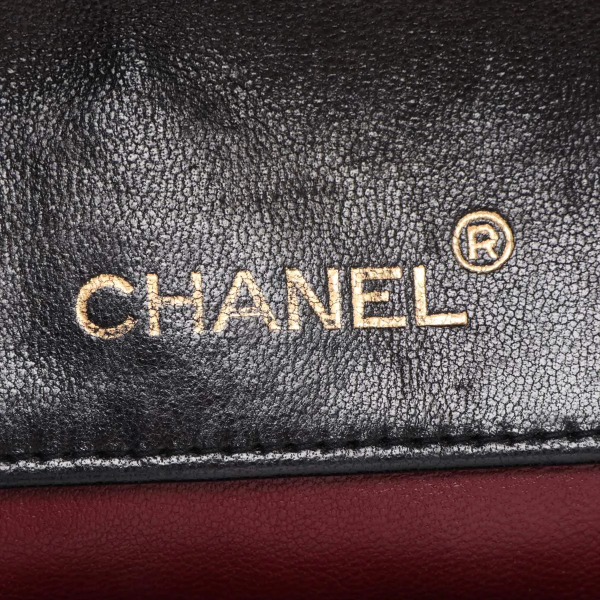 Matelassé Lambskin Single Flap Single Chain Bag, Black with Gold Hardware, Item No. 1574157 (Serial Number 1) — view 10