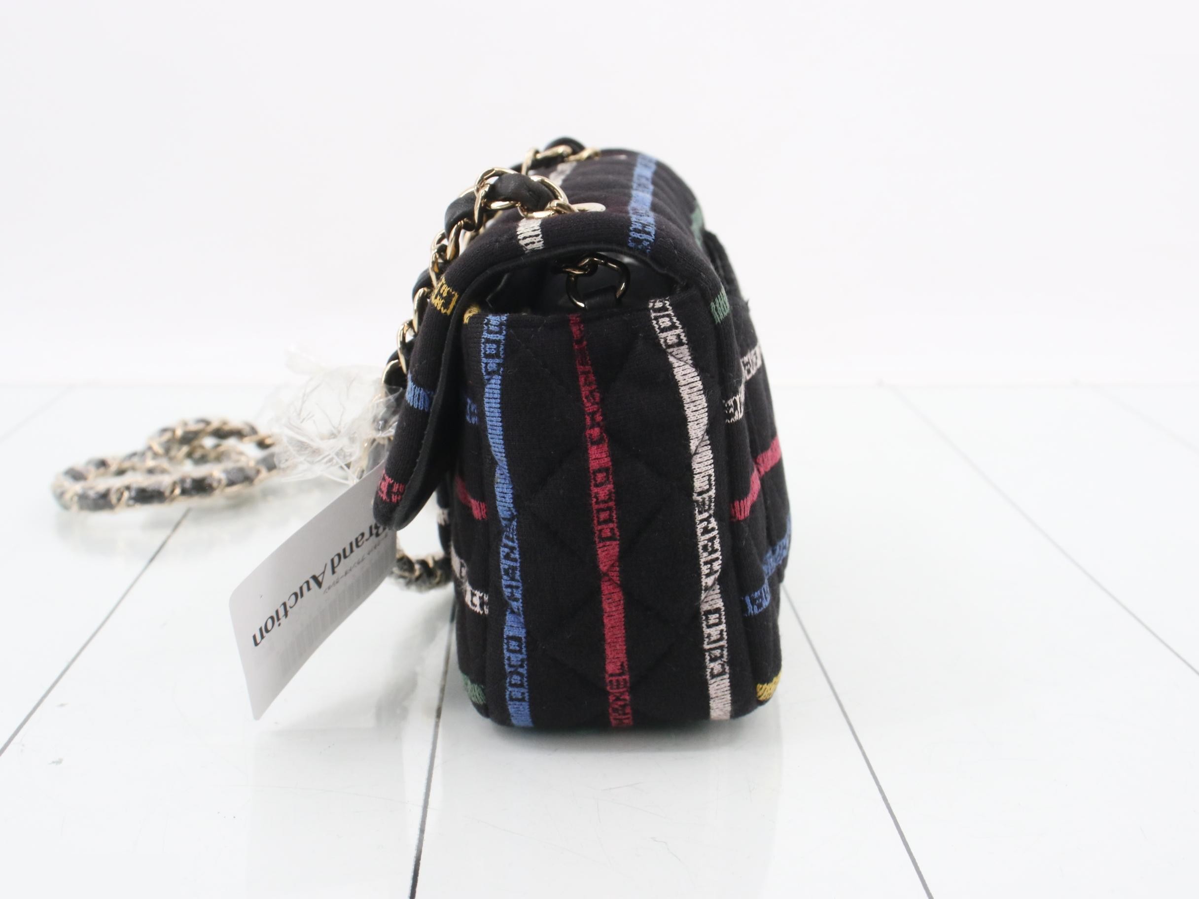 Tweed Mini Matelassé Chain Shoulder Bag — view 3