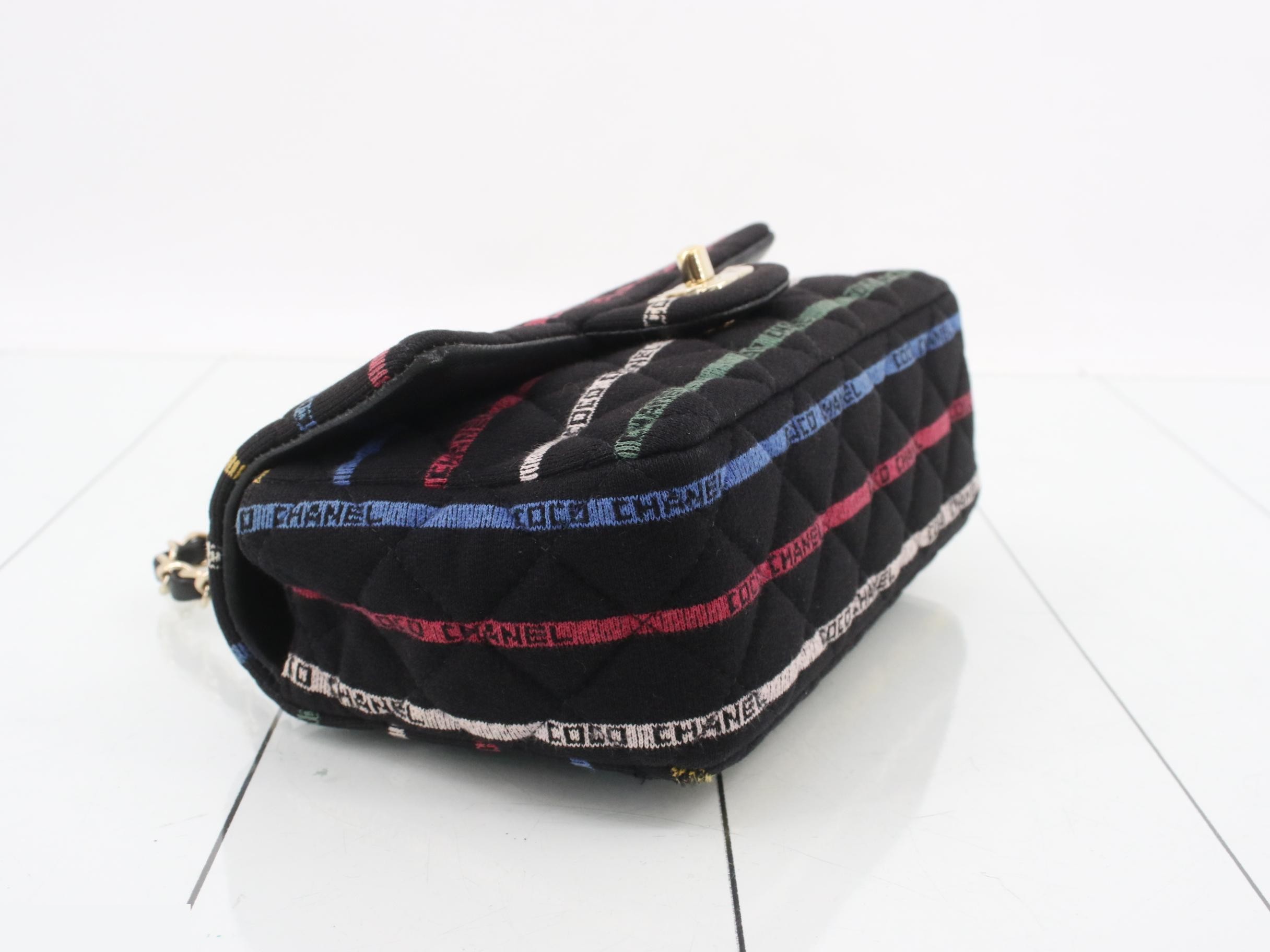 Tweed Mini Matelassé Chain Shoulder Bag — view 5