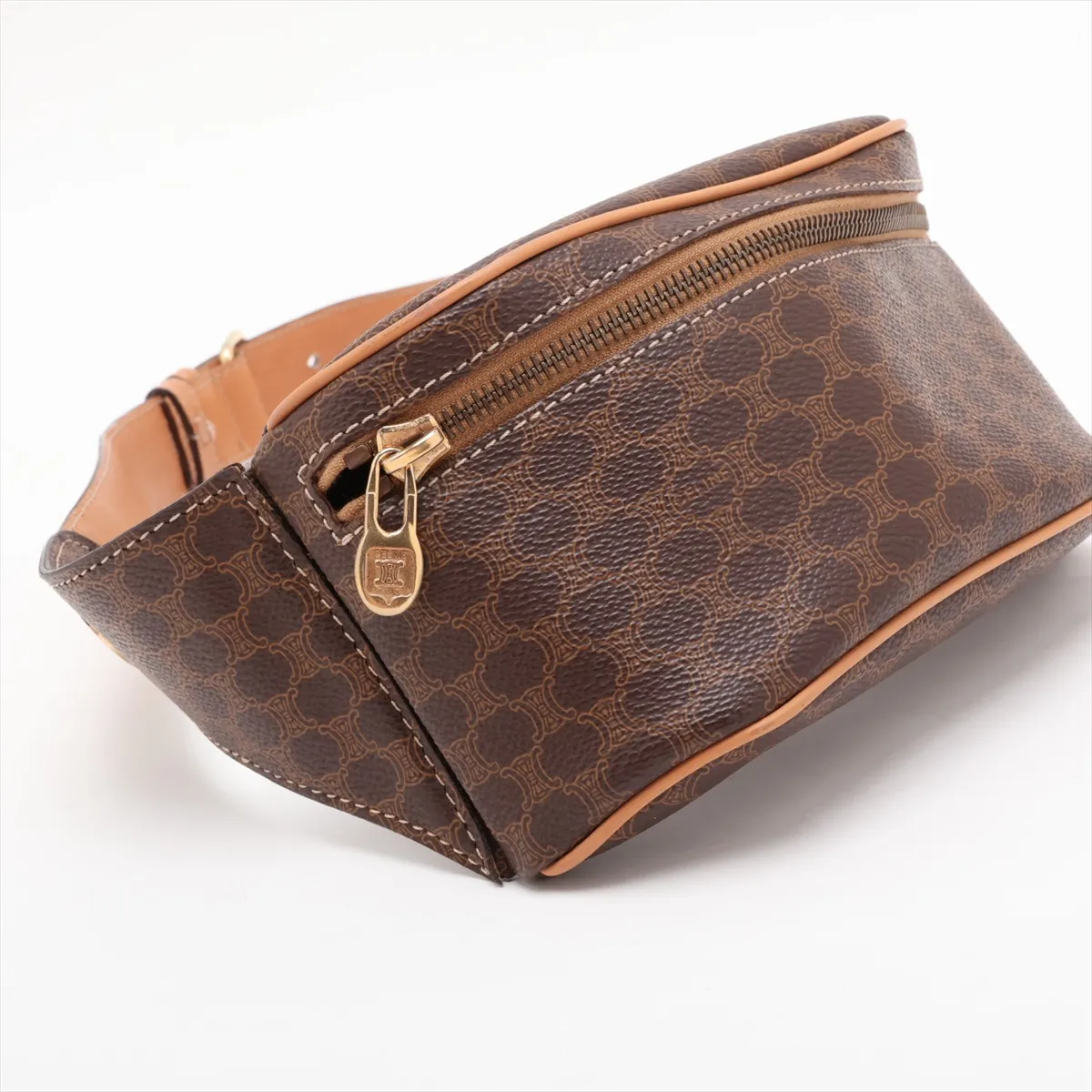Macadam PVC x Leather Body Bag, Brown — view 4