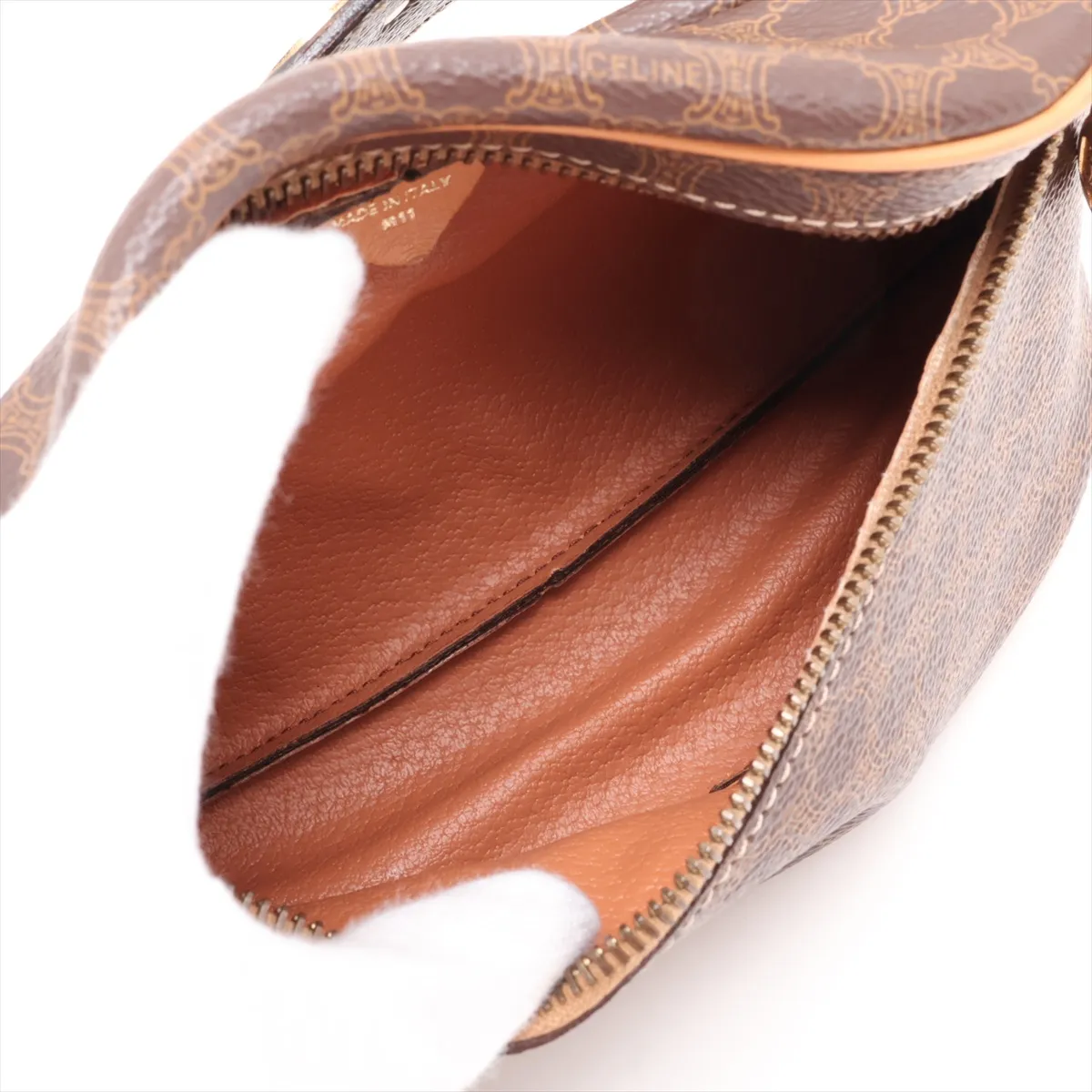 Macadam PVC x Leather Body Bag, Brown — view 6