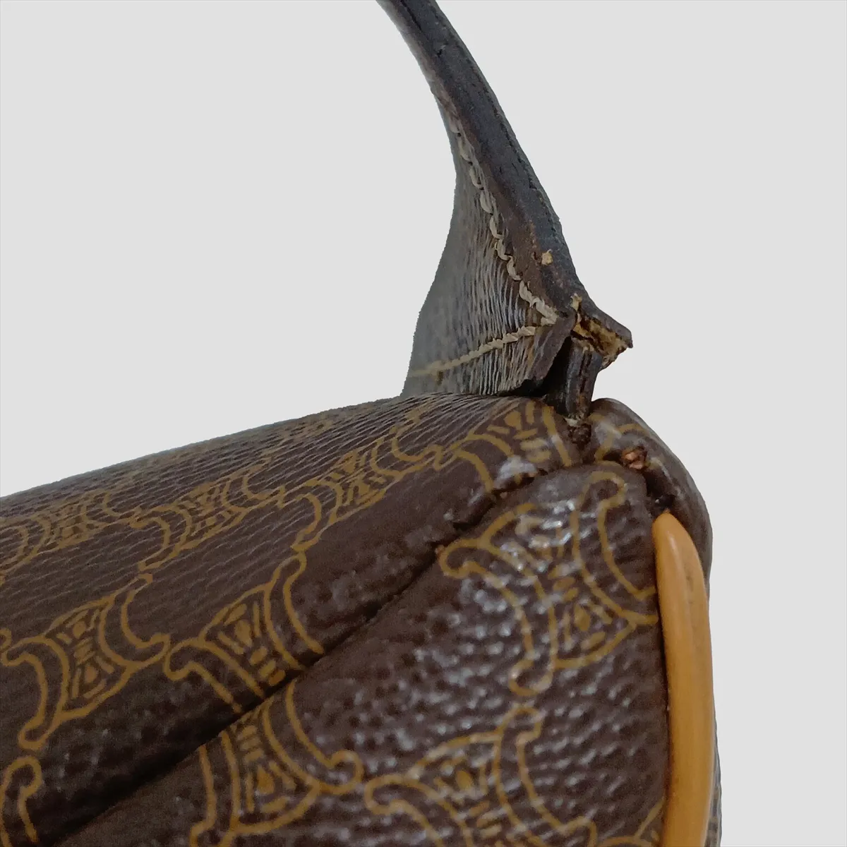 Macadam PVC x Leather Body Bag, Brown — view 9