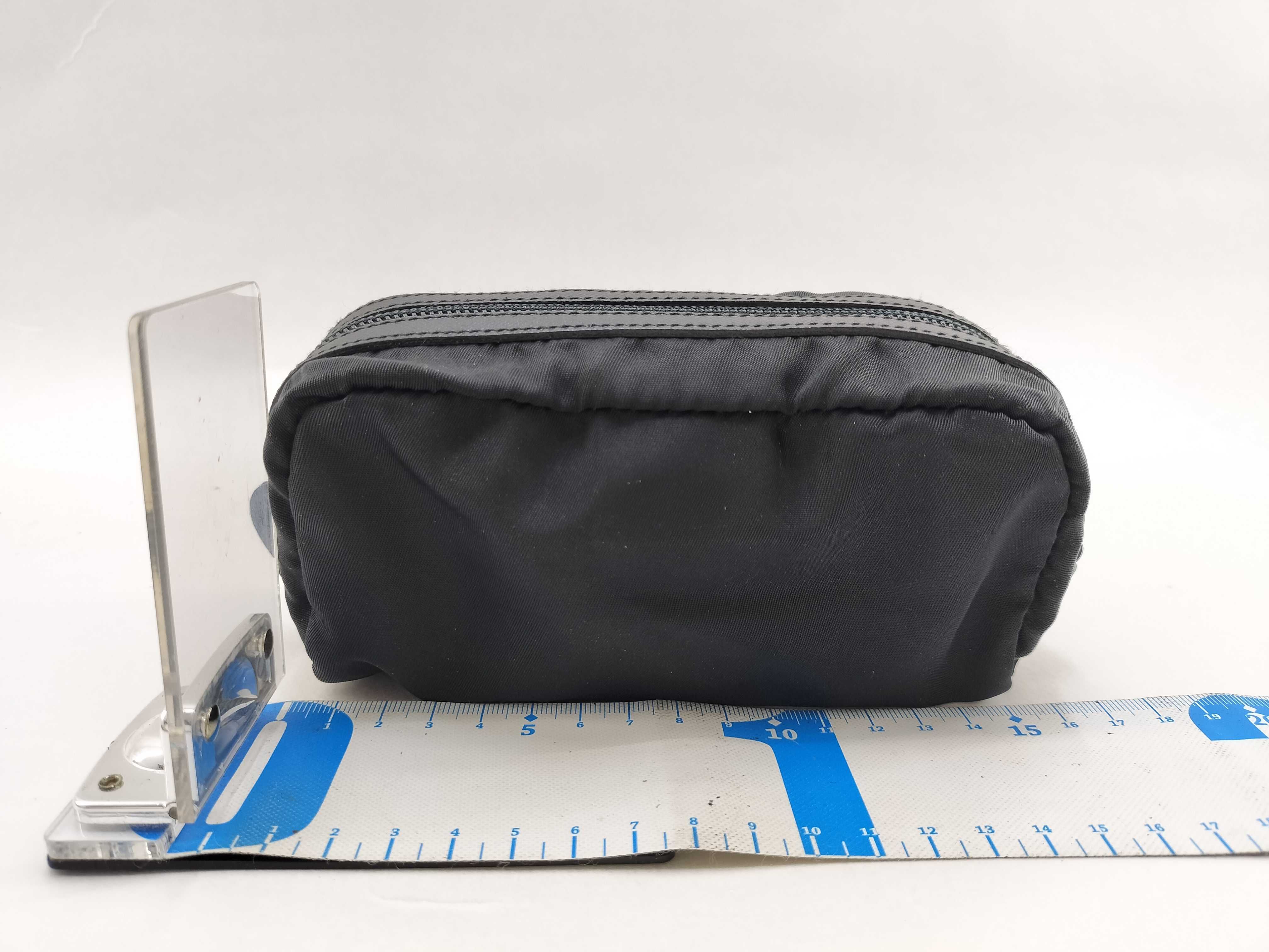 Nylon Mini Pouch, Black Nylon Pouch — view 2