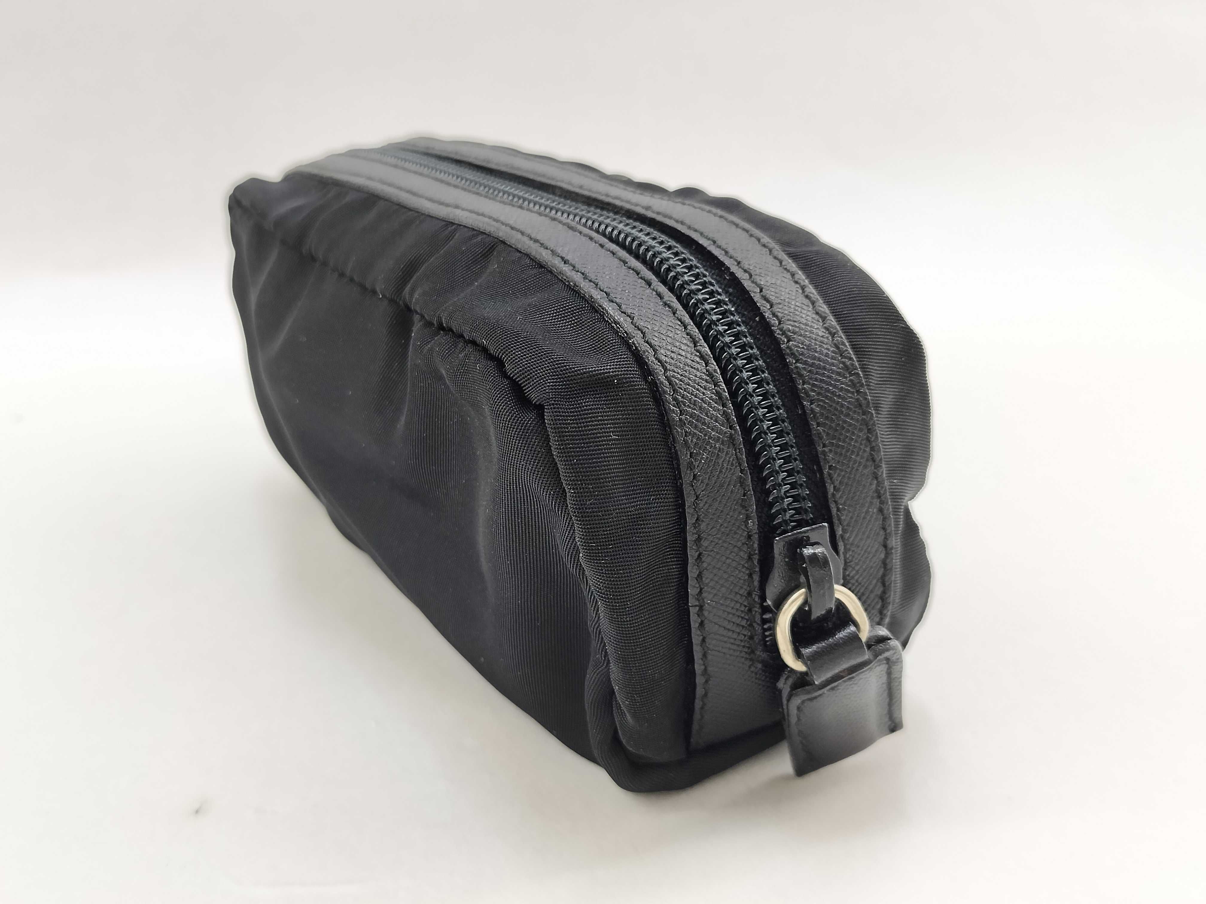 Nylon Mini Pouch, Black Nylon Pouch — view 3