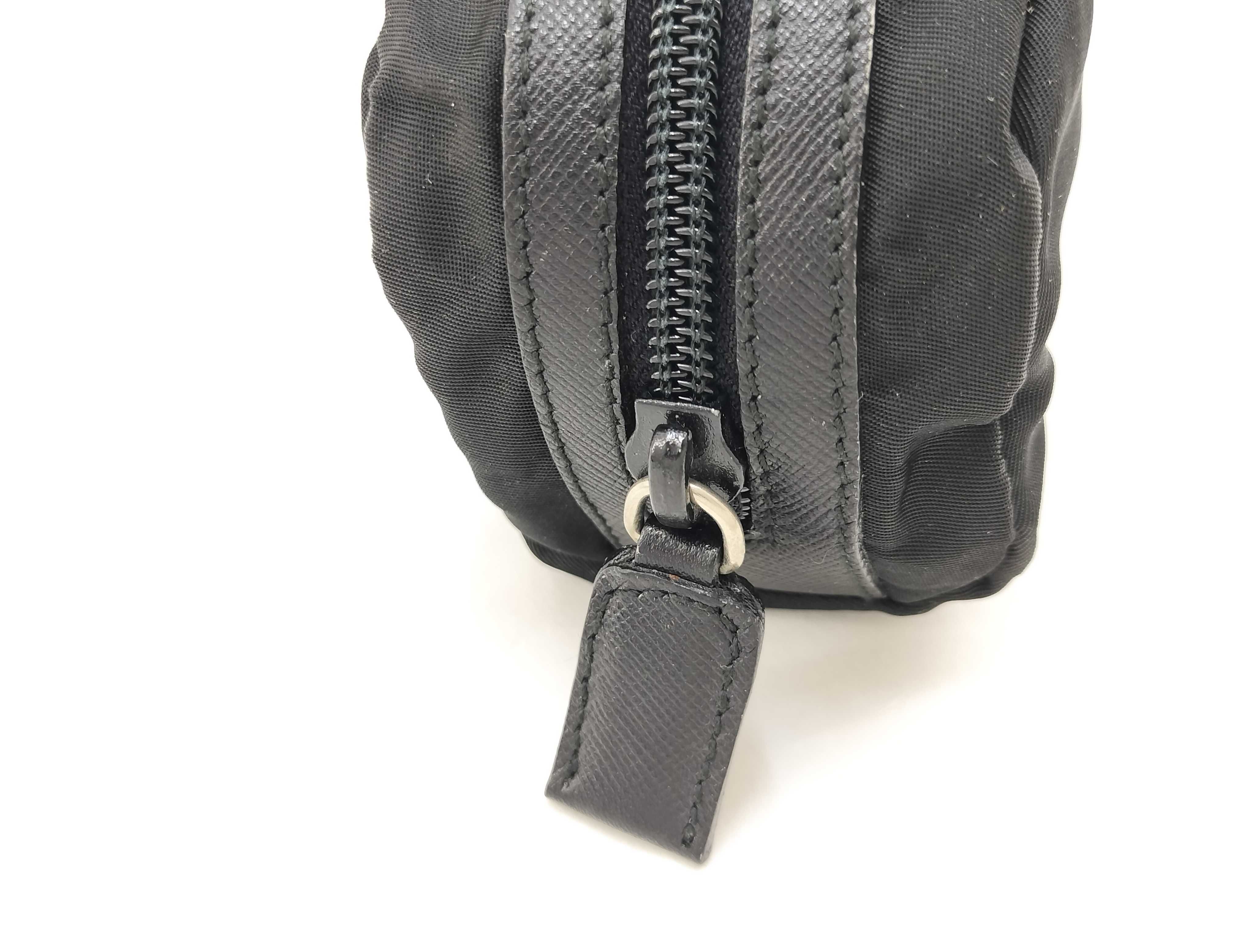 Nylon Mini Pouch, Black Nylon Pouch — view 4