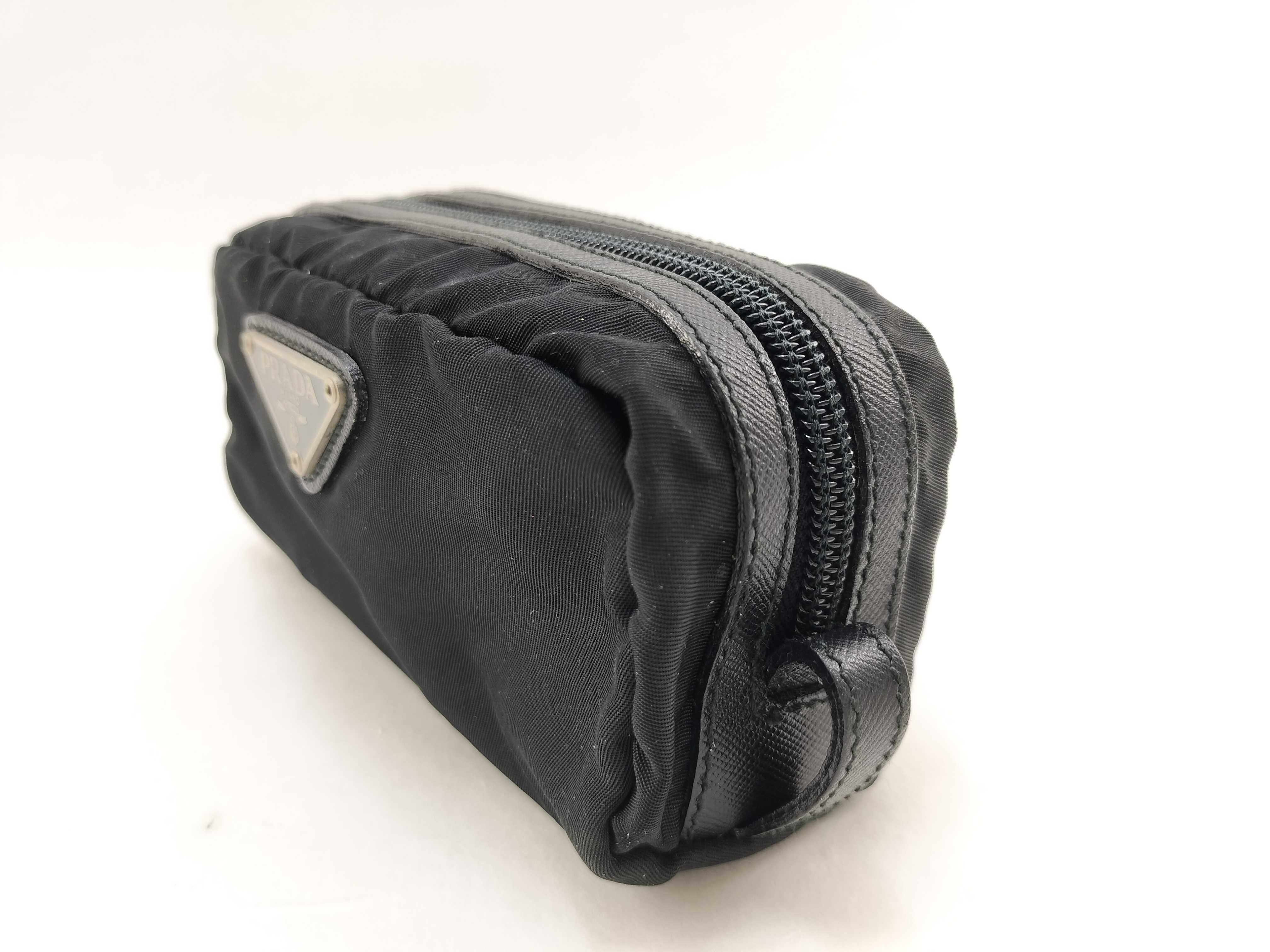 Nylon Mini Pouch, Black Nylon Pouch — view 6