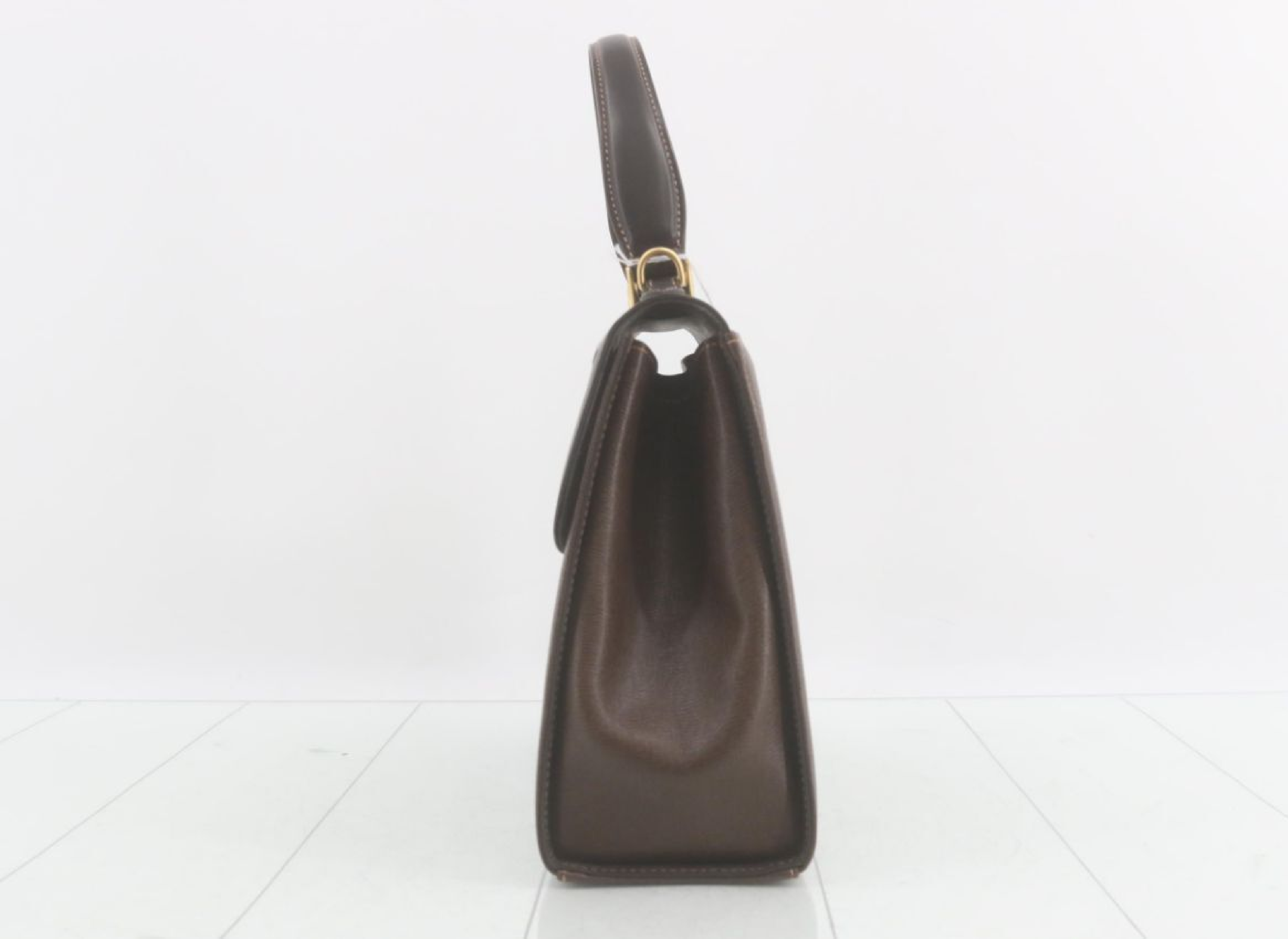 handbag with check interior — view 3