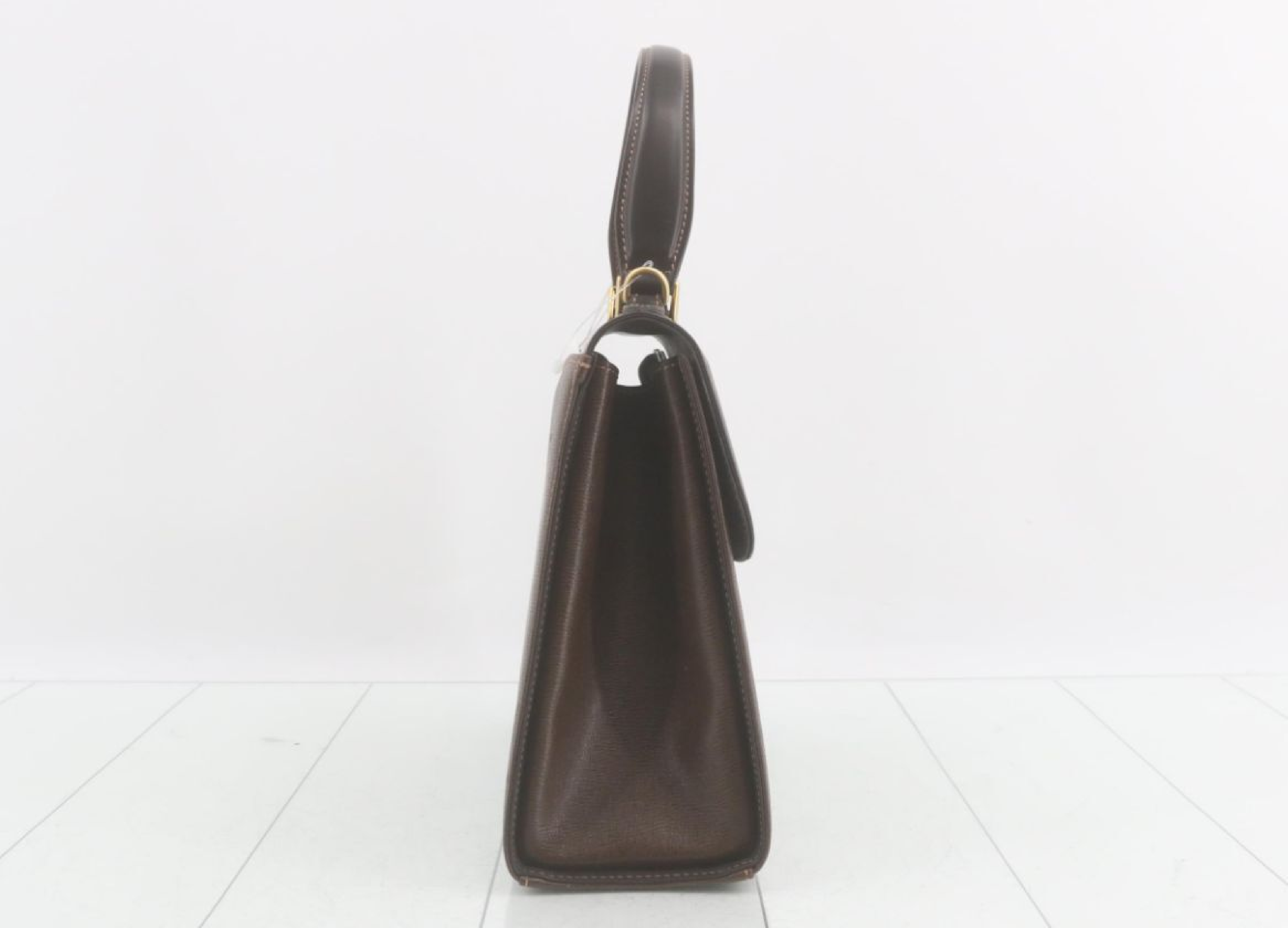 handbag with check interior — view 4