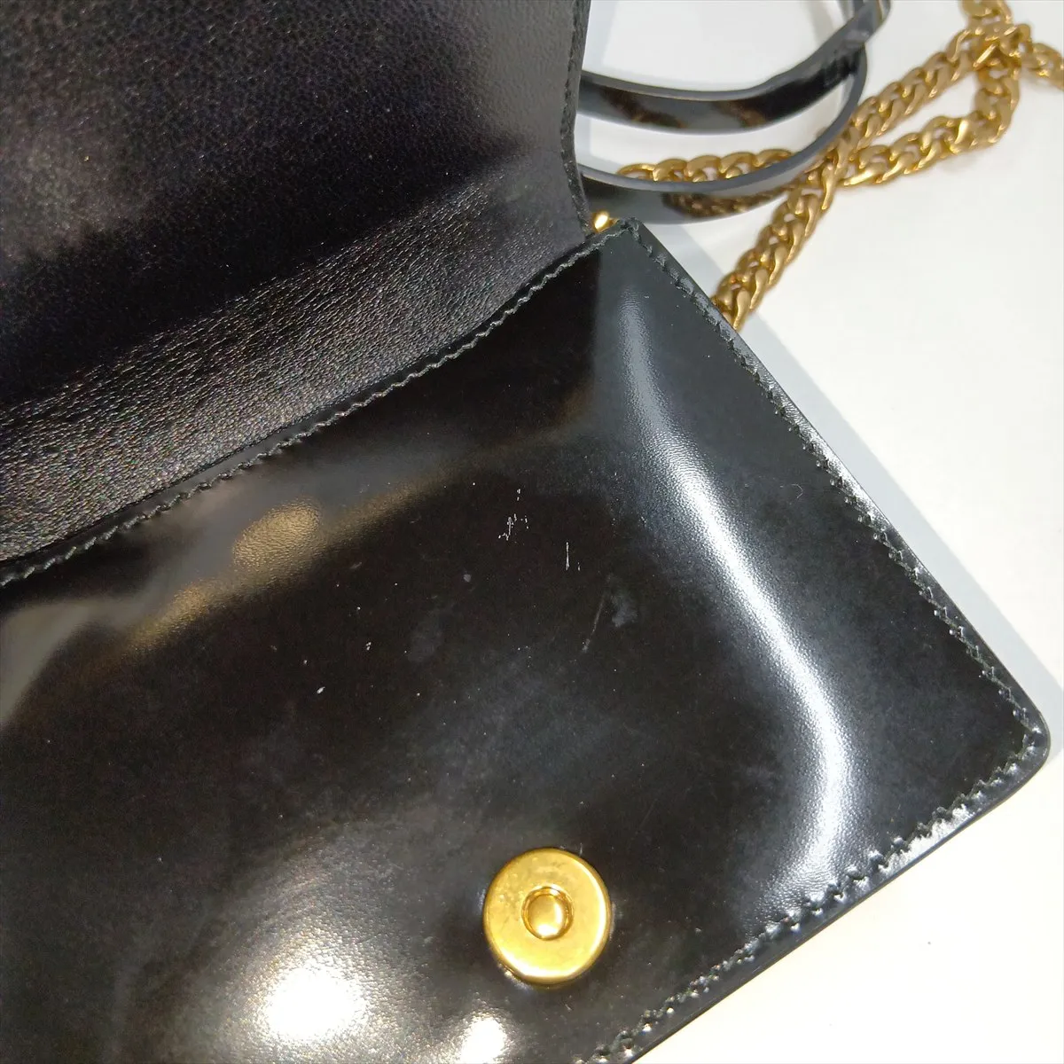 Cahier Leather 2-Way Shoulder Bag, Black, 1BH058, Unsigned Guarantee Card — view 12