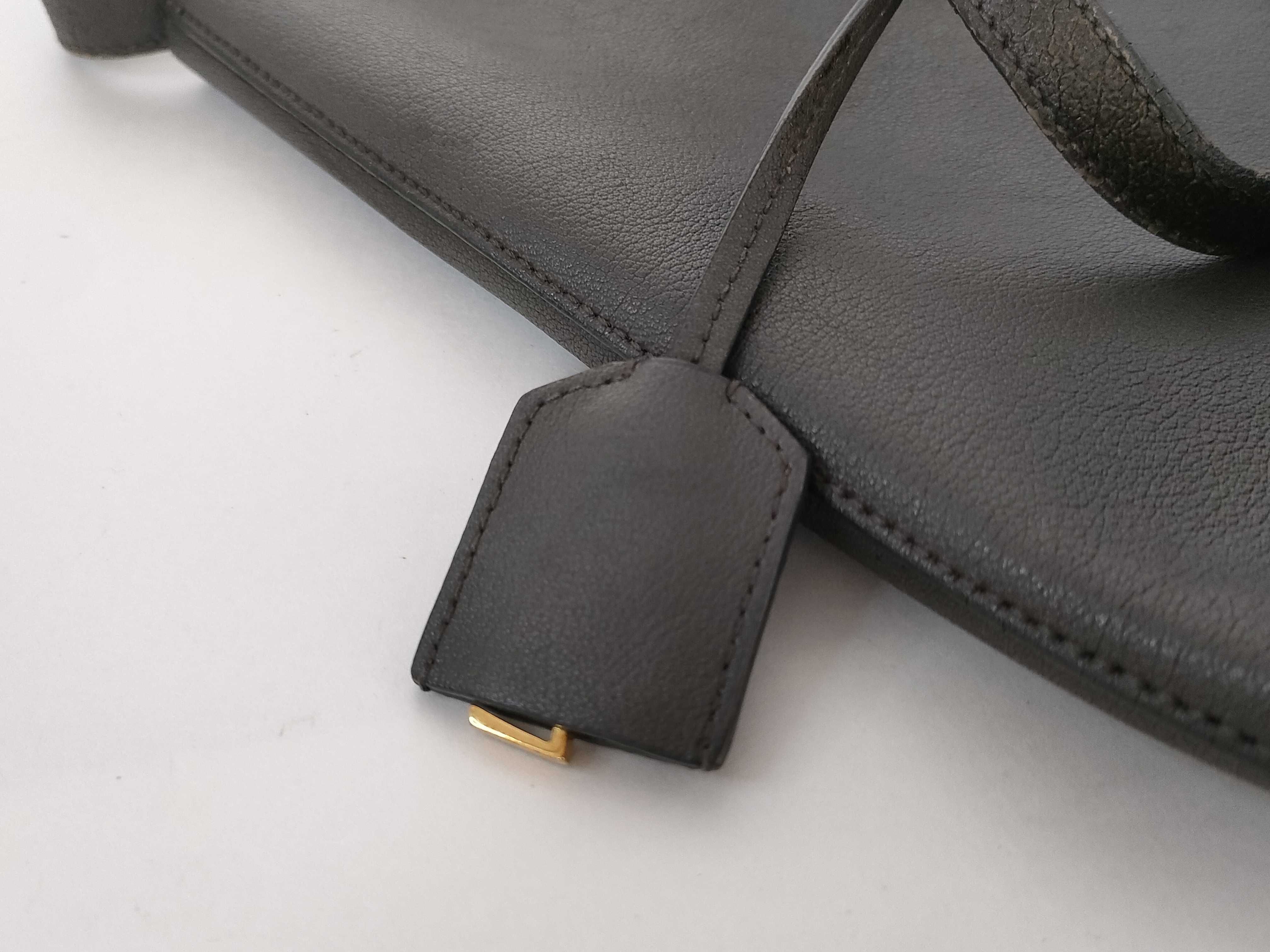 Shopping Bag Saint Laurent Gray Leather Tote Bag — view 14