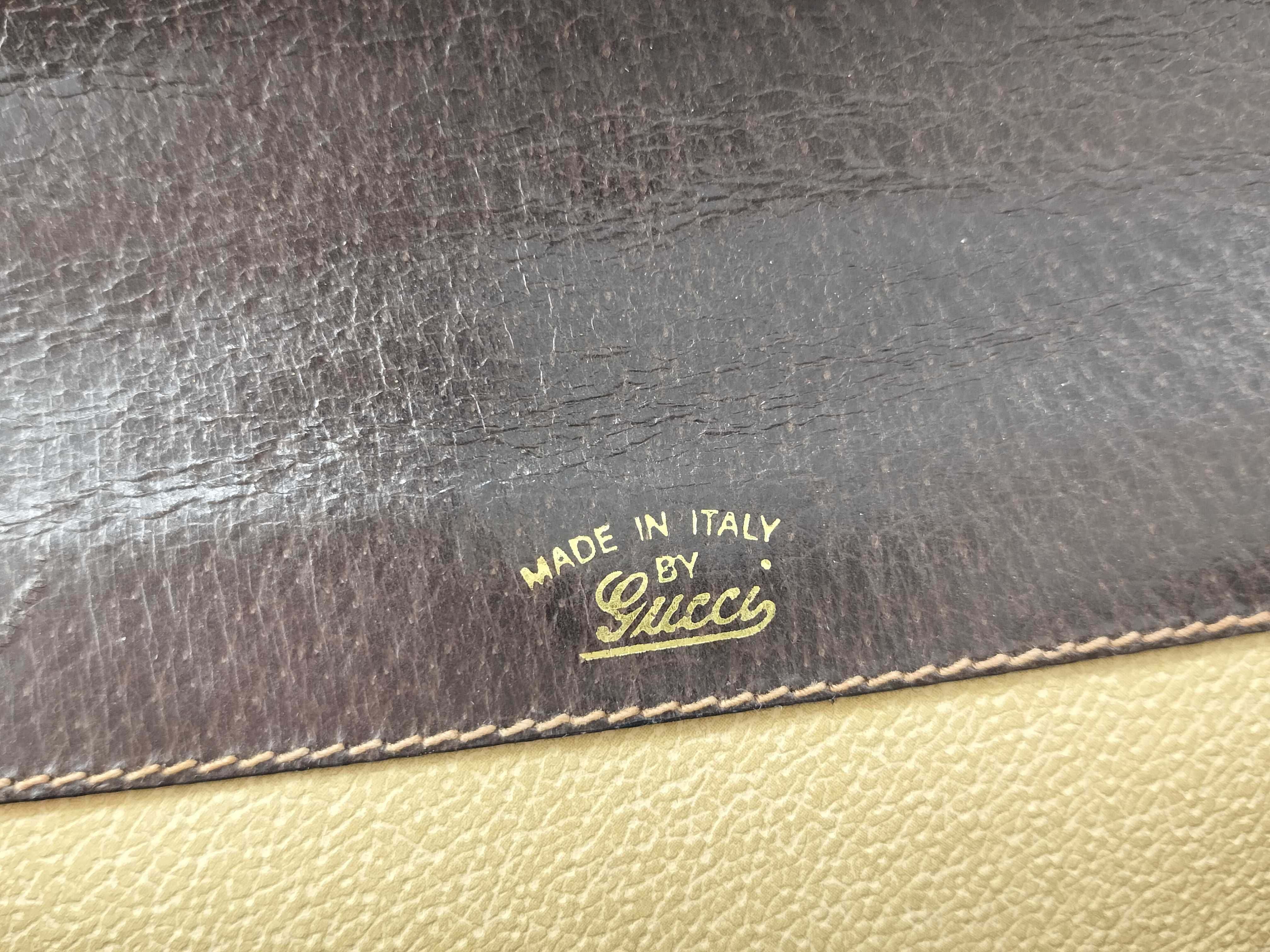 Old GG Canvas Sherry Line Square Shoulder Bag — view 12