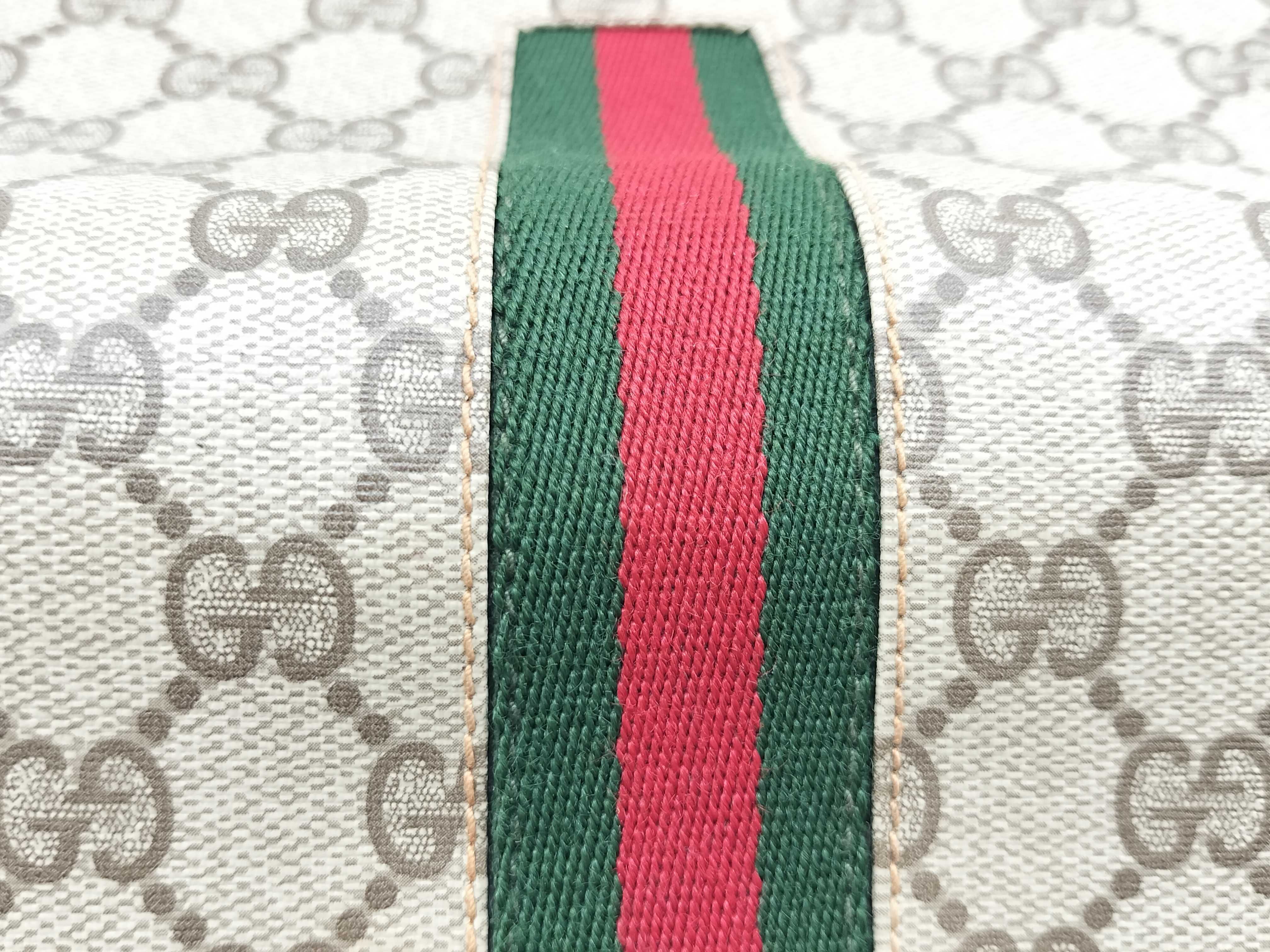 Old GG Canvas Sherry Line Square Shoulder Bag — view 14