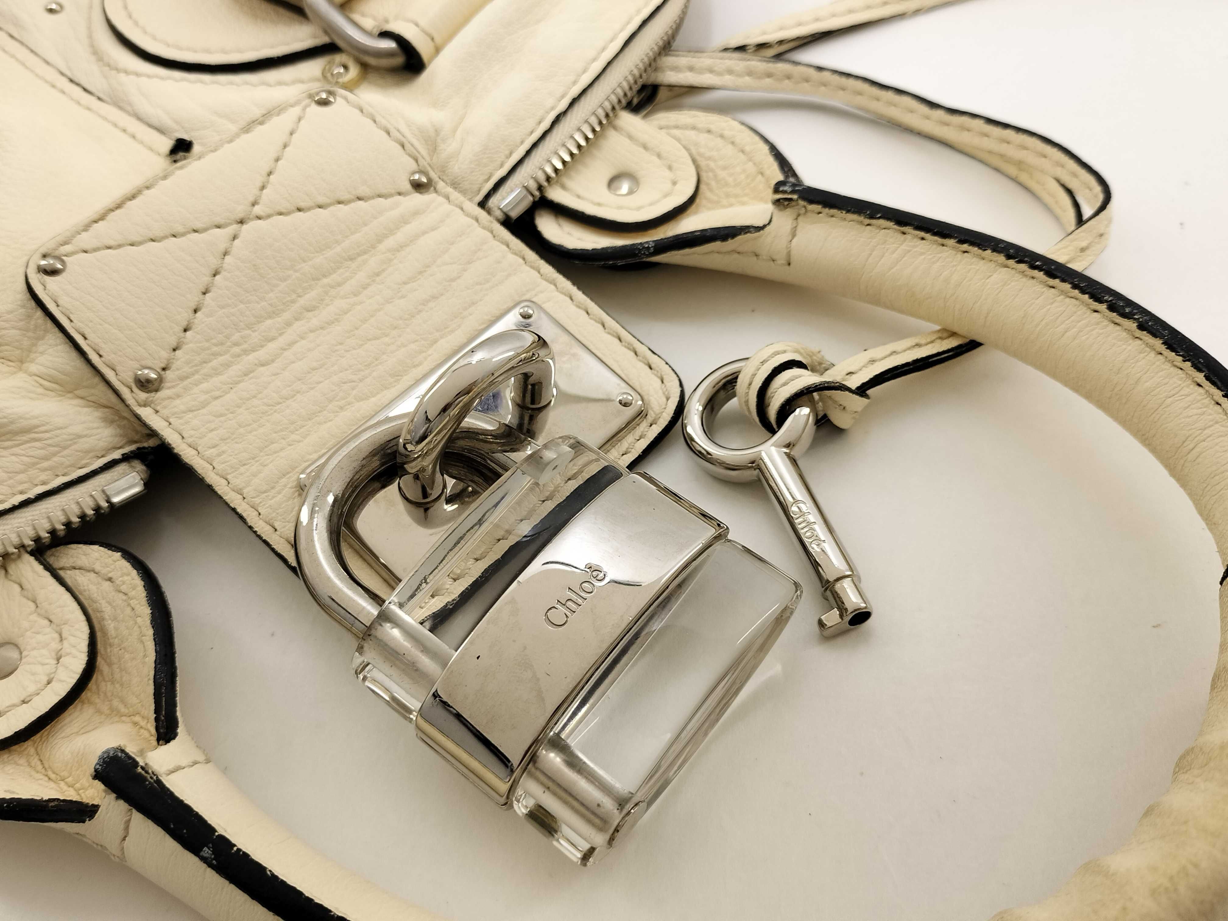 Paddington Tote Bag, Off-White, Padlock, Keys Tote Bag — view 14