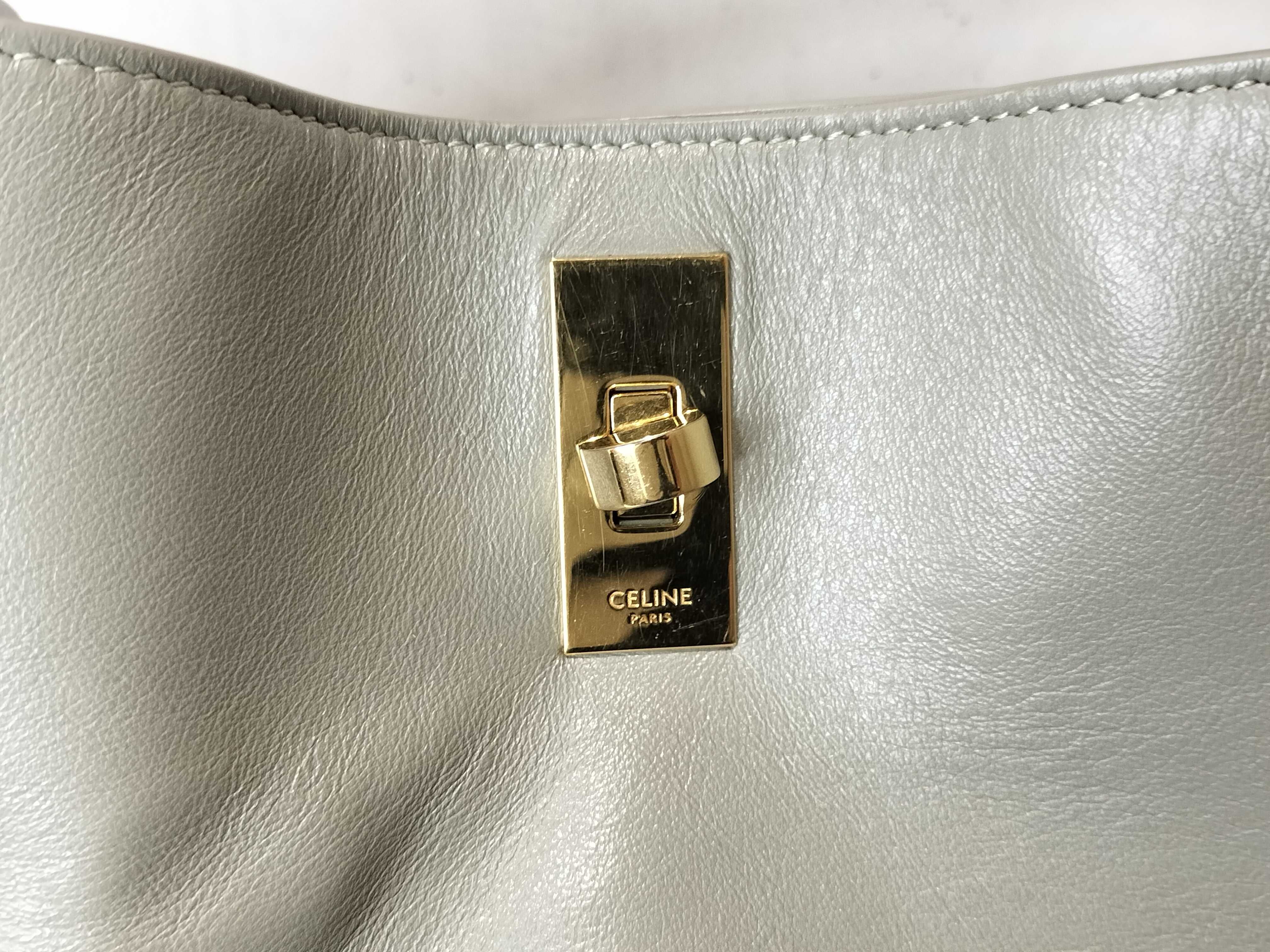 Leather 2-Way Turn-Lock Shoulder Bag — view 2