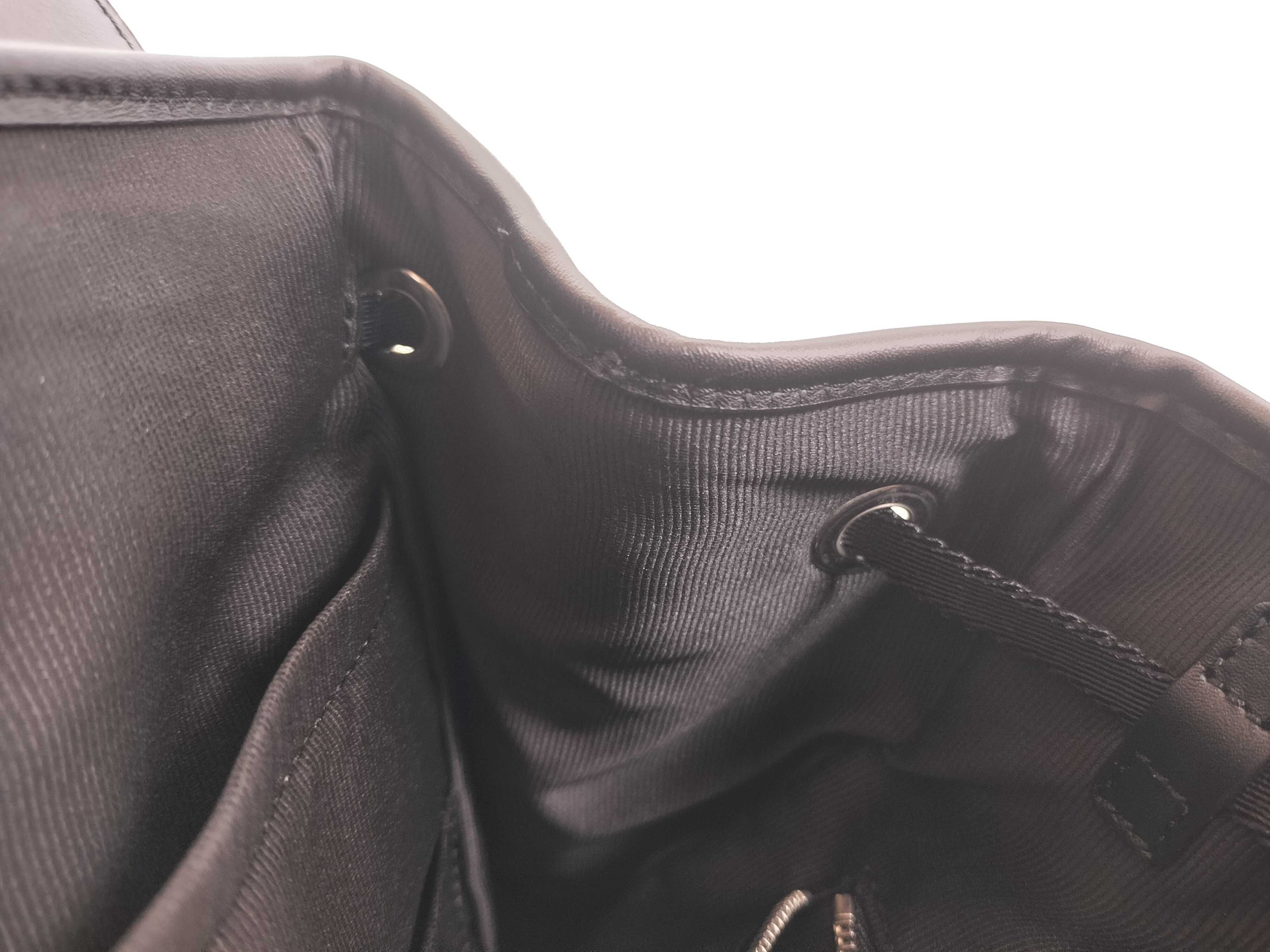 Never Still Flap Backpack, Canvas/Leather, Black. — view 11