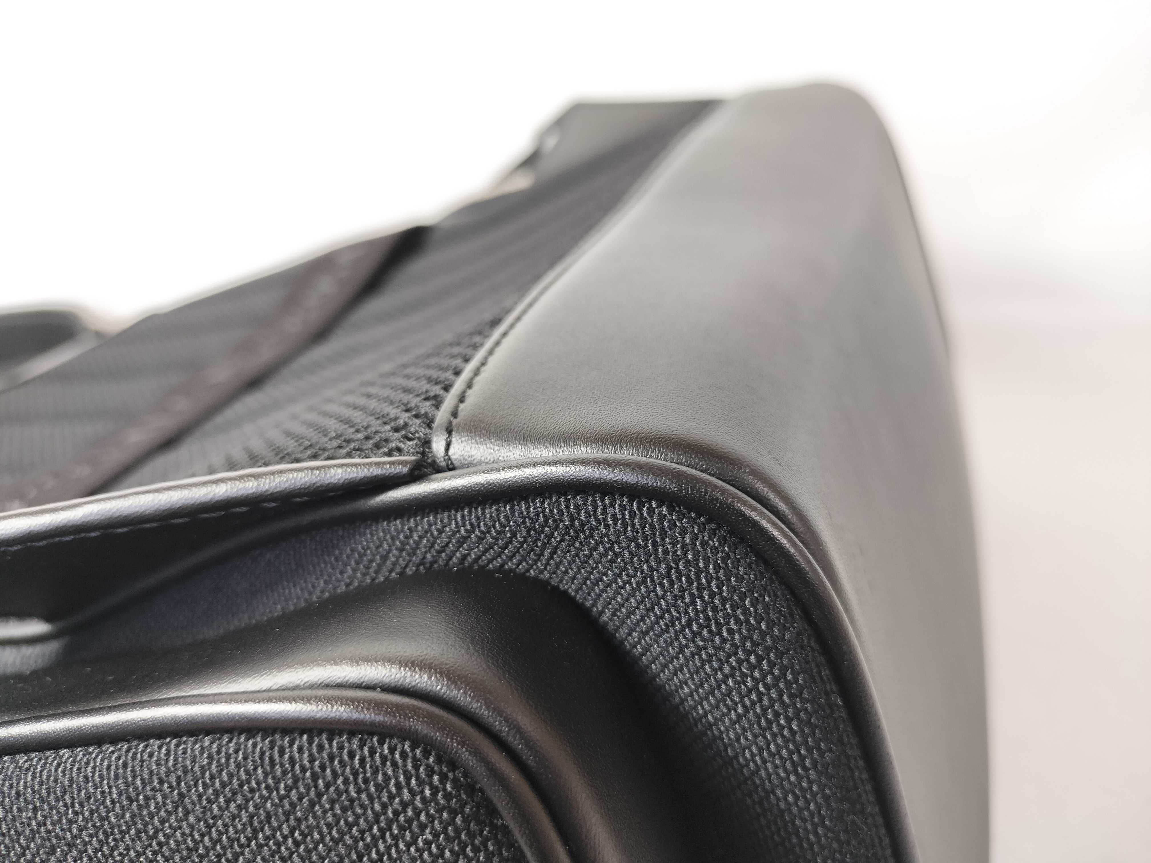 Never Still Flap Backpack, Canvas/Leather, Black. — view 6