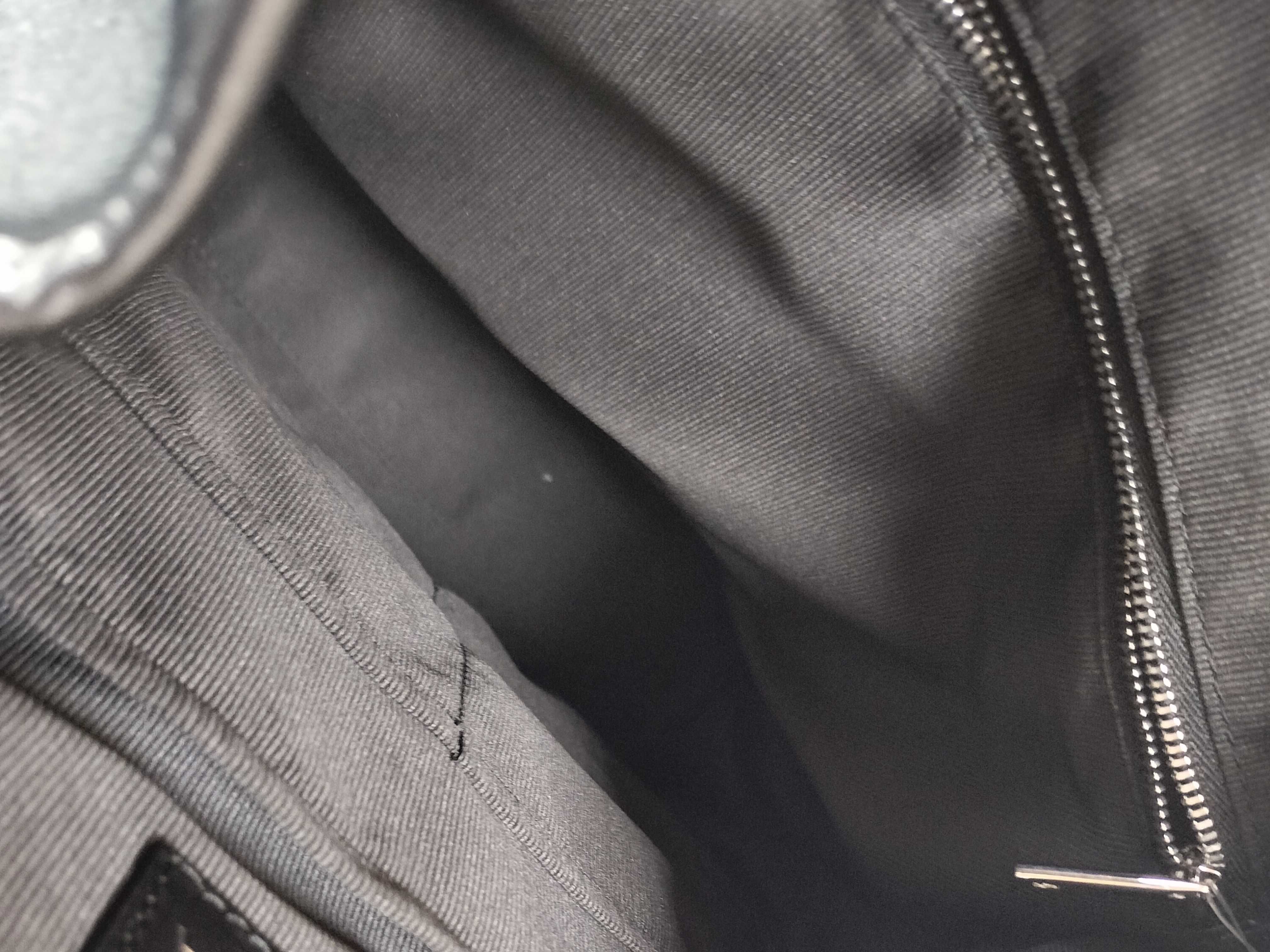 Never Still Flap Backpack, Canvas/Leather, Black. — view 9