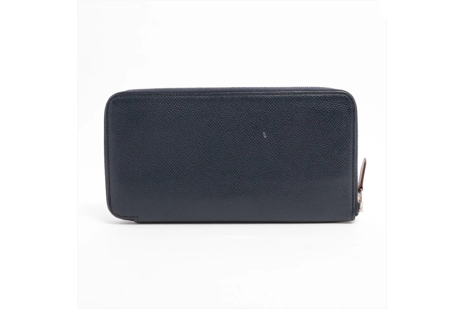 A. Stamped, manufactured in 2017, Azap Long Silk In Leather Long Wallet — view 2