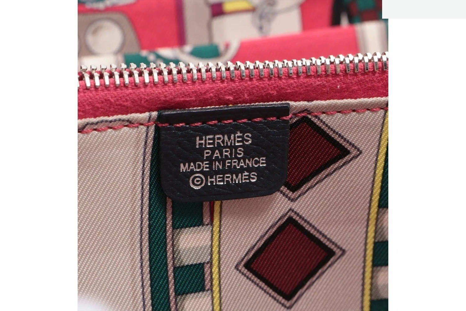 A. Stamped, manufactured in 2017, Azap Long Silk In Leather Long Wallet — view 8