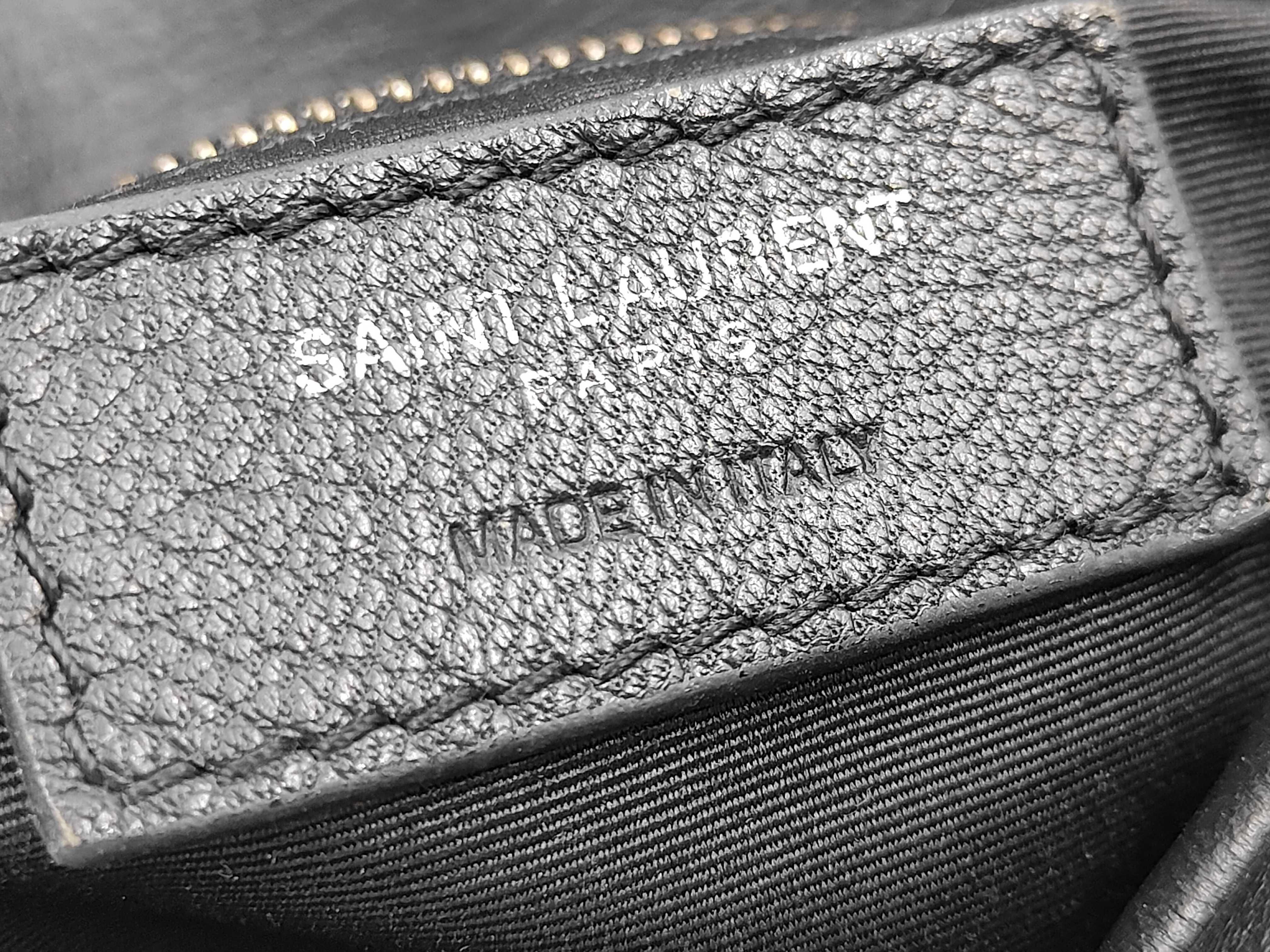 Puffer Small Lambskin Shoulder Bag, Black with Silver Hardware, 5774761EL001000 — view 10