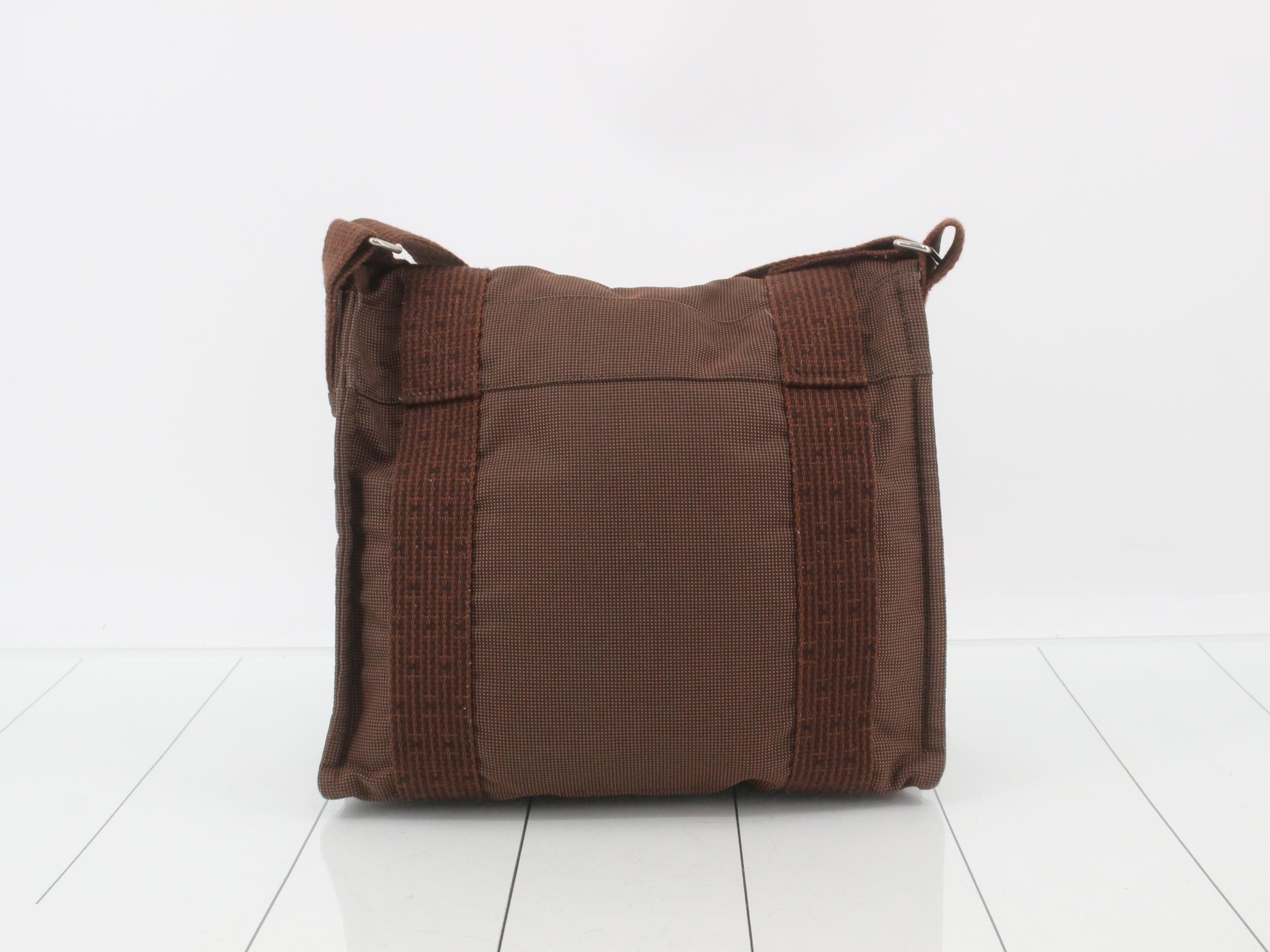 Aleline Bassas PM Shoulder Bag, Canvas, Brown — view 2