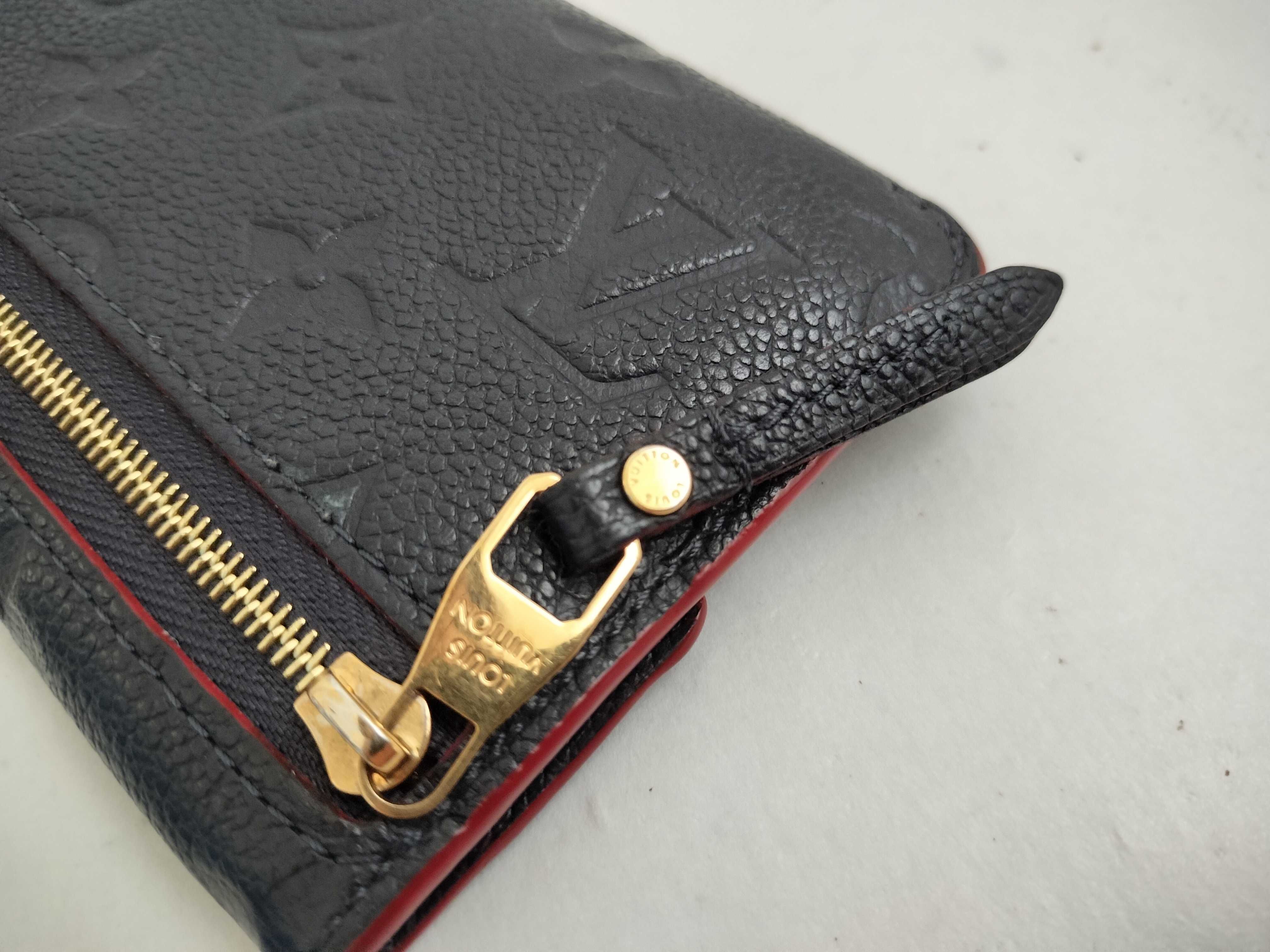 Monogram Empreinte Pochette Clé Navy Coin Case — view 12