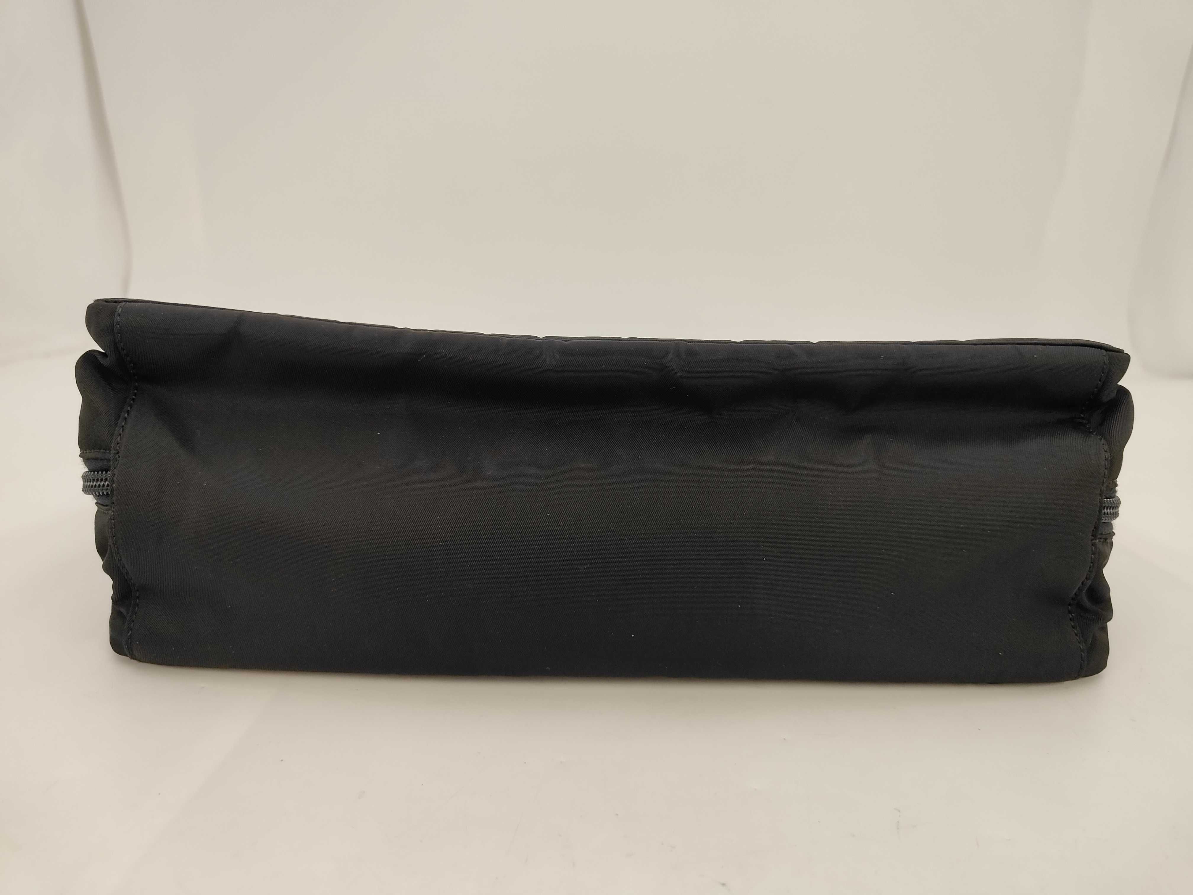 nylon handbag, black, business bag. — view 3