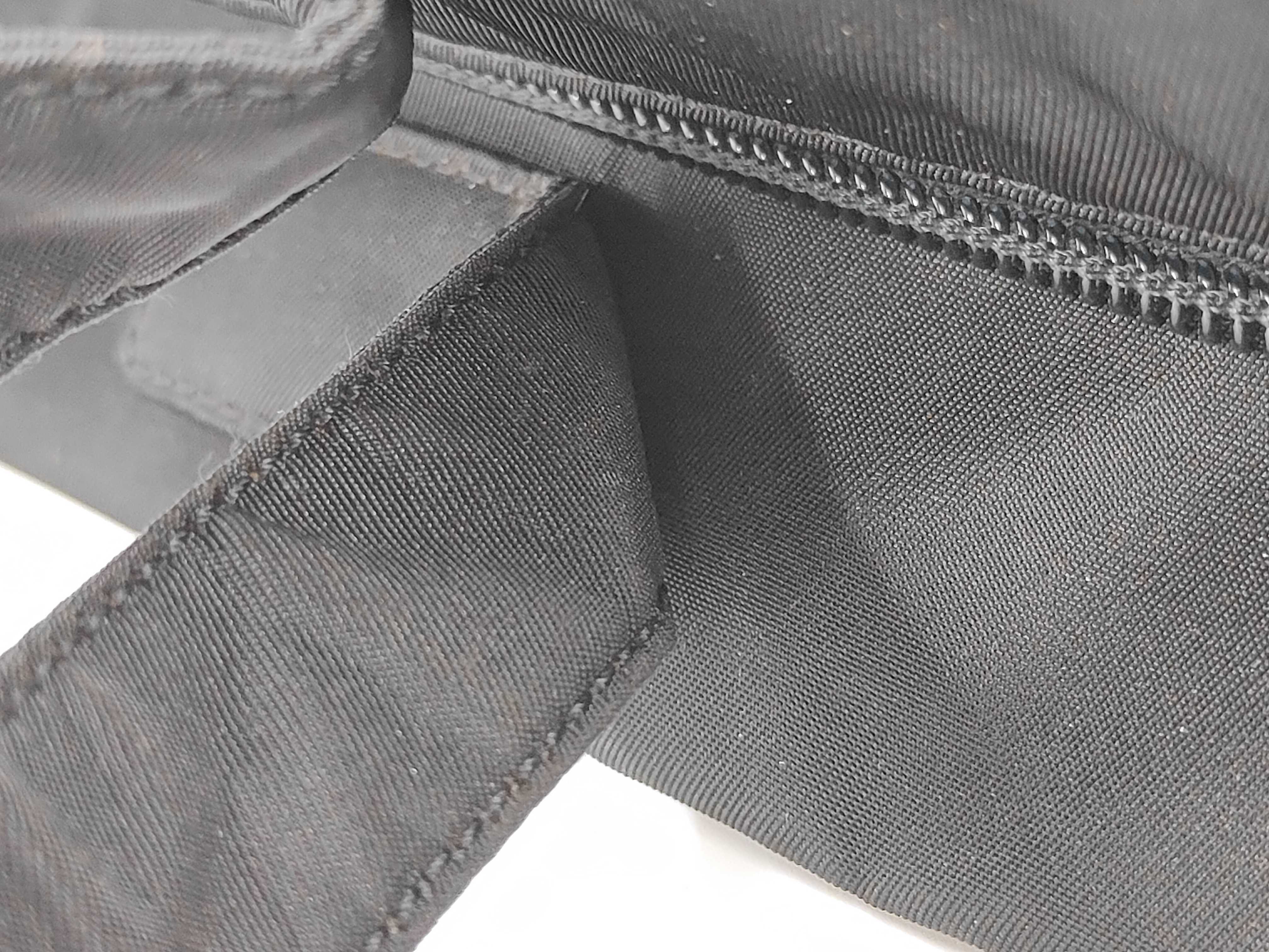 nylon handbag, black, business bag. — view 7