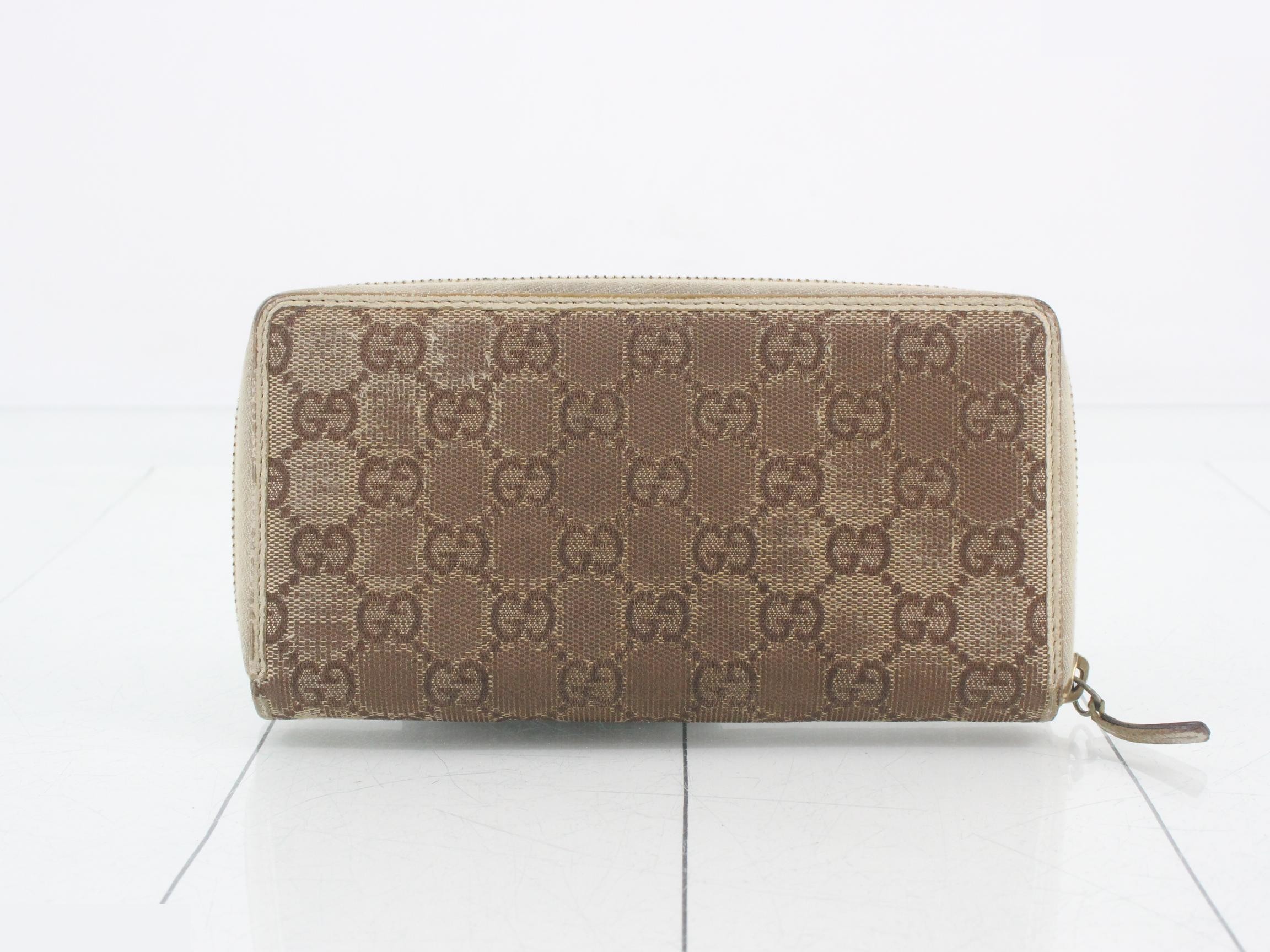 GG Canvas Round Zipper Long Wallet — view 2