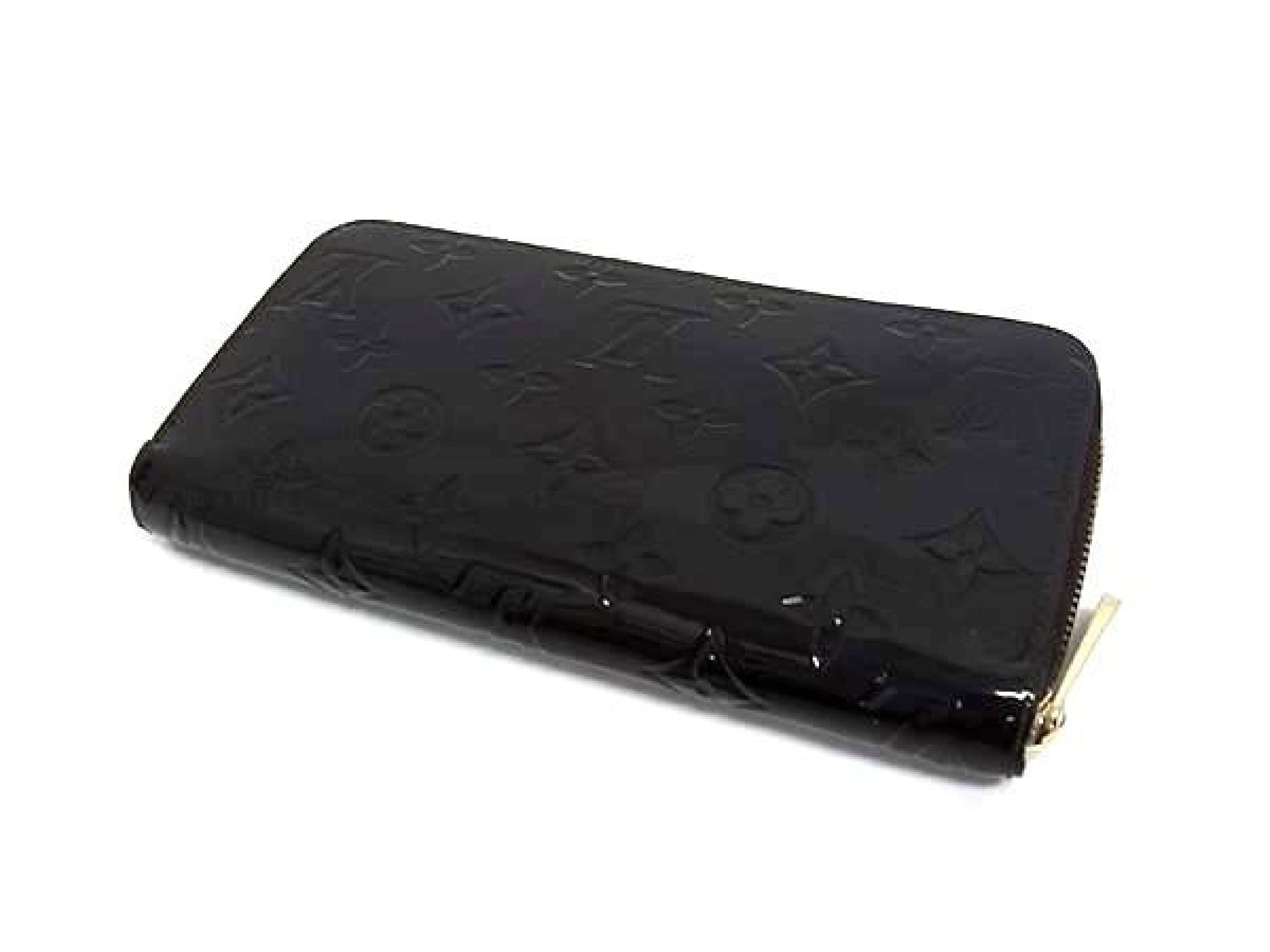 M91458 Monogram Vernis Zippy Wallet, Round Zipper Long Wallet, Dark Brown FY4524 — view 2